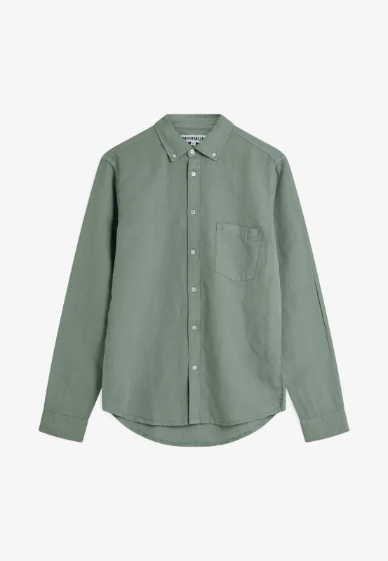 Colt reg ls shirt 4576 - Chinois green sold by Minimum