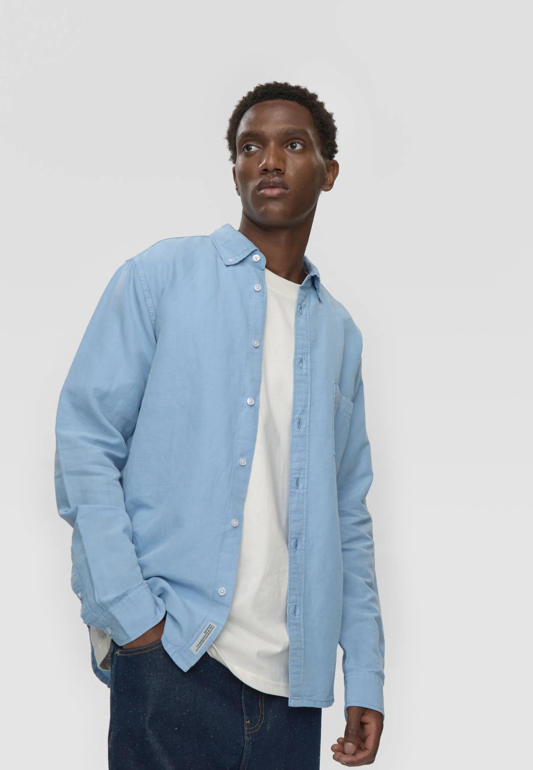 Colt reg ls shirt 4576 - Cashmere Blue sold by Minimum product image thumbnail 5