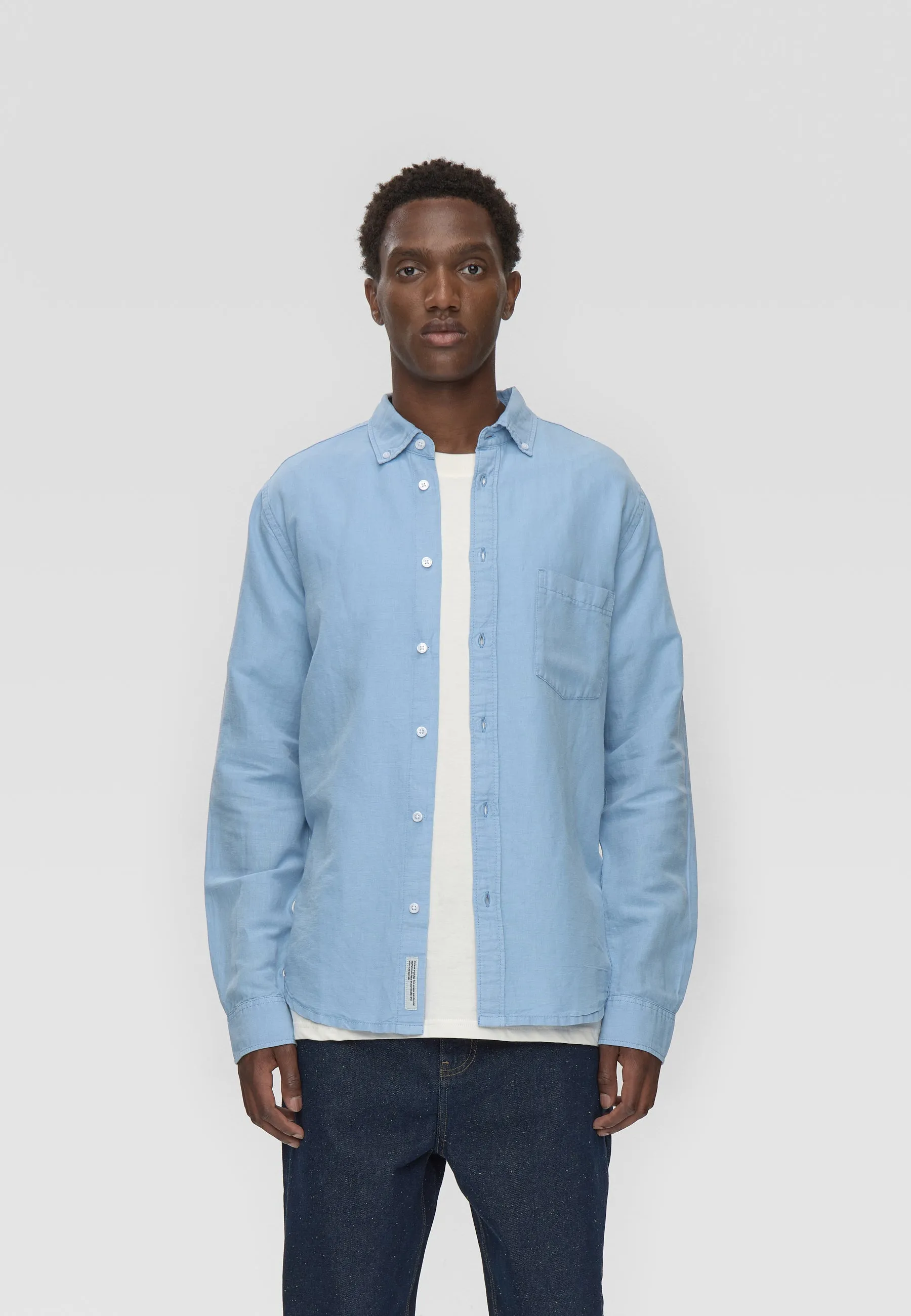 Colt reg ls shirt 4576 - Cashmere Blue sold by Minimum product image thumbnail 3