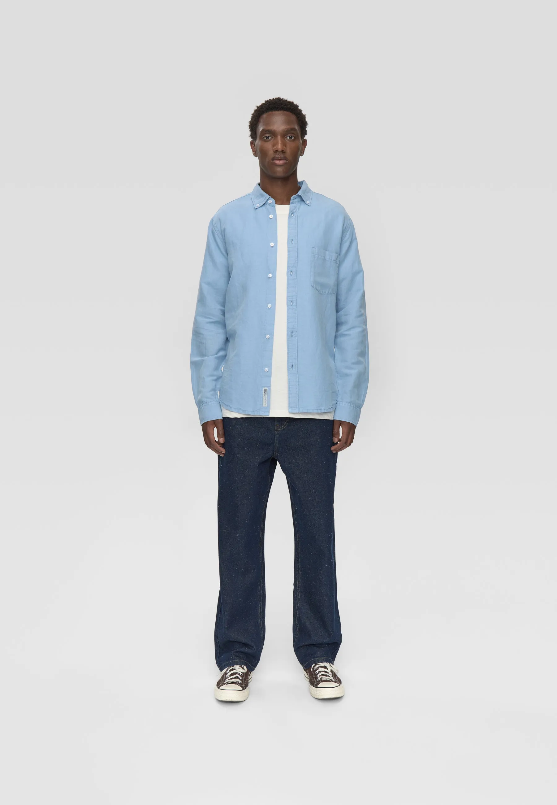 Colt reg ls shirt 4576 - Cashmere Blue sold by Minimum