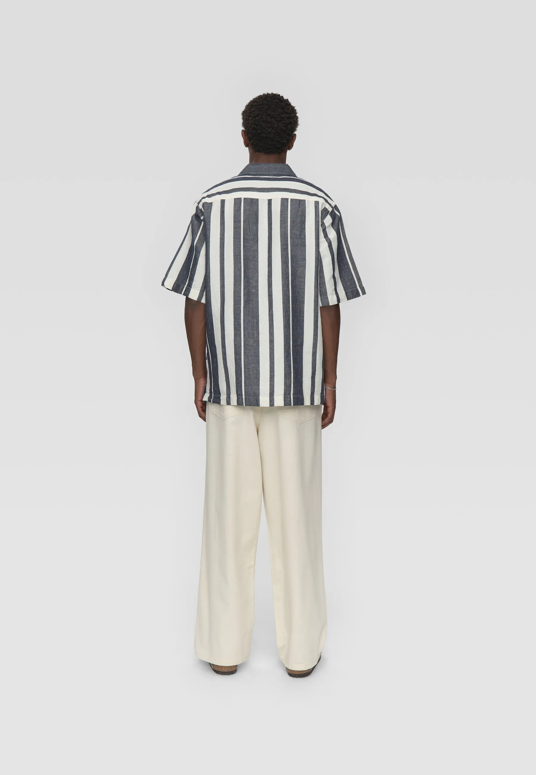 Hayden reg ss striped shirt 4577 - Sky Captain sold by Minimum product image thumbnail 2