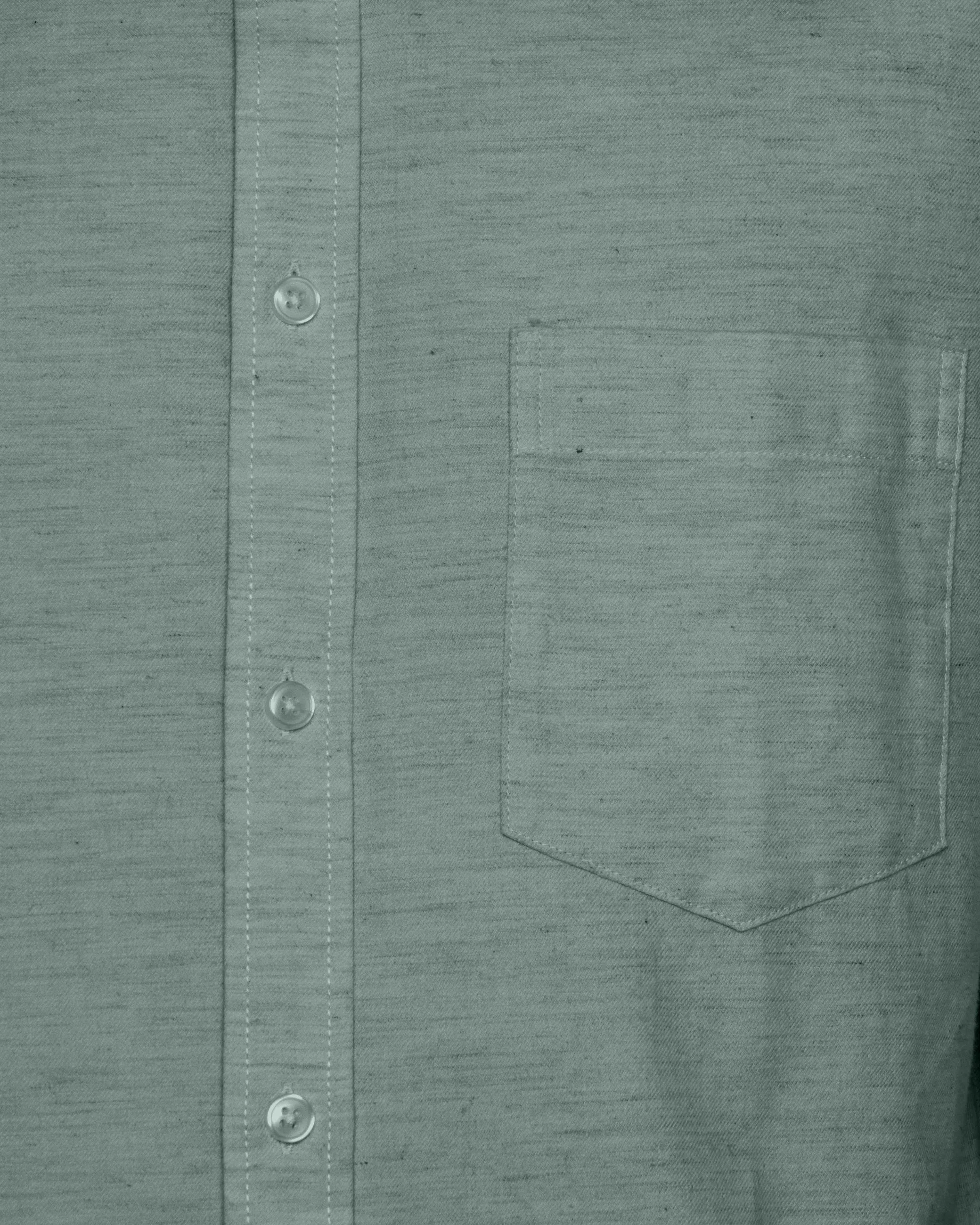 Colt long sleeved reg shirt 0063 - Chinois green sold by Minimum product image thumbnail 4