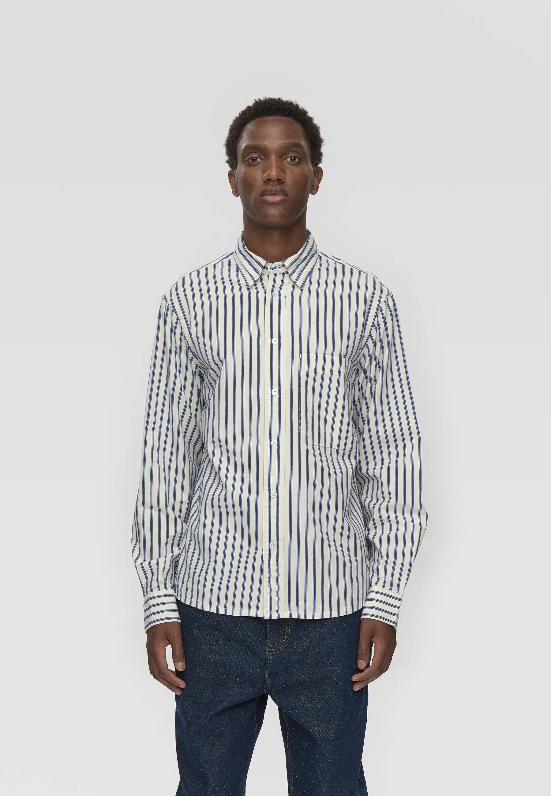 Pedro rlx ls striped shirt 4680 - Sky Captain sold by Minimum product image thumbnail 3