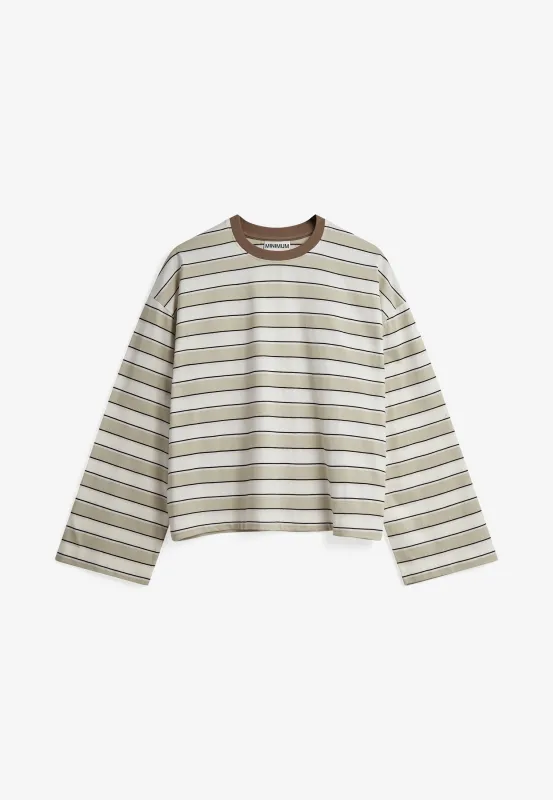 Mirabelle ls t-shirt G034 GOTS - Fossil sold by Minimum