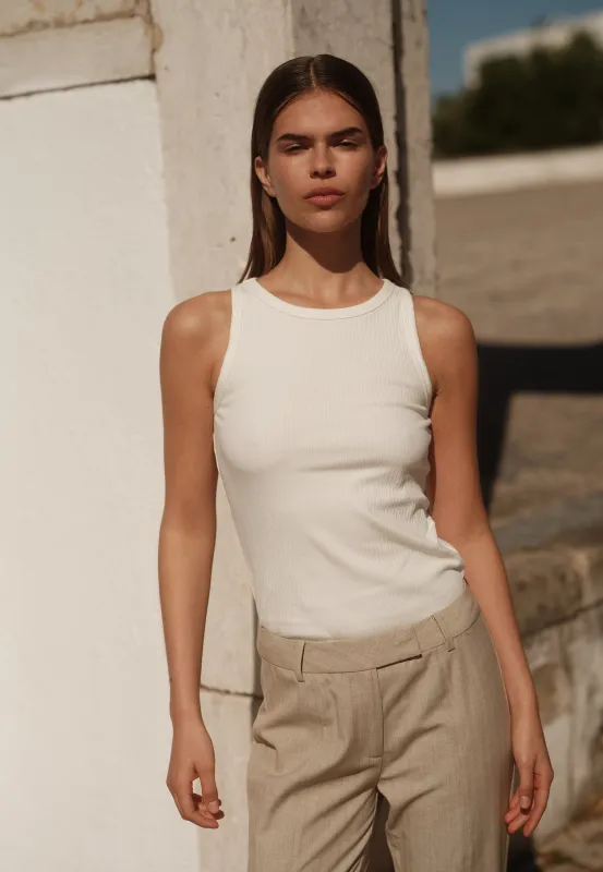 Lila tank top 4226 GOTS - Coco Milk sold by Minimum