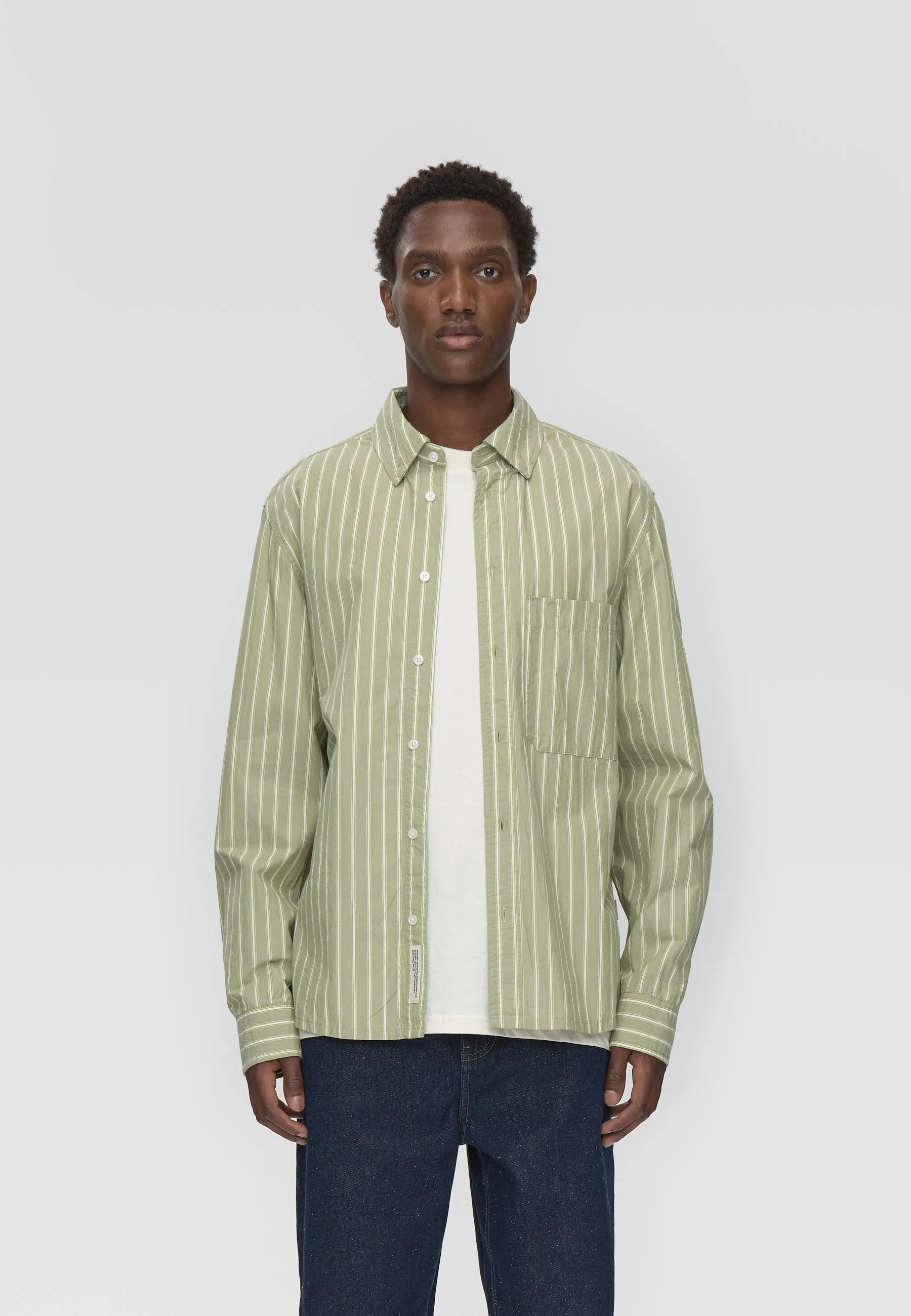 Pedro rlx ls striped shirt 4564 - Desert Sage sold by Minimum product image thumbnail 3