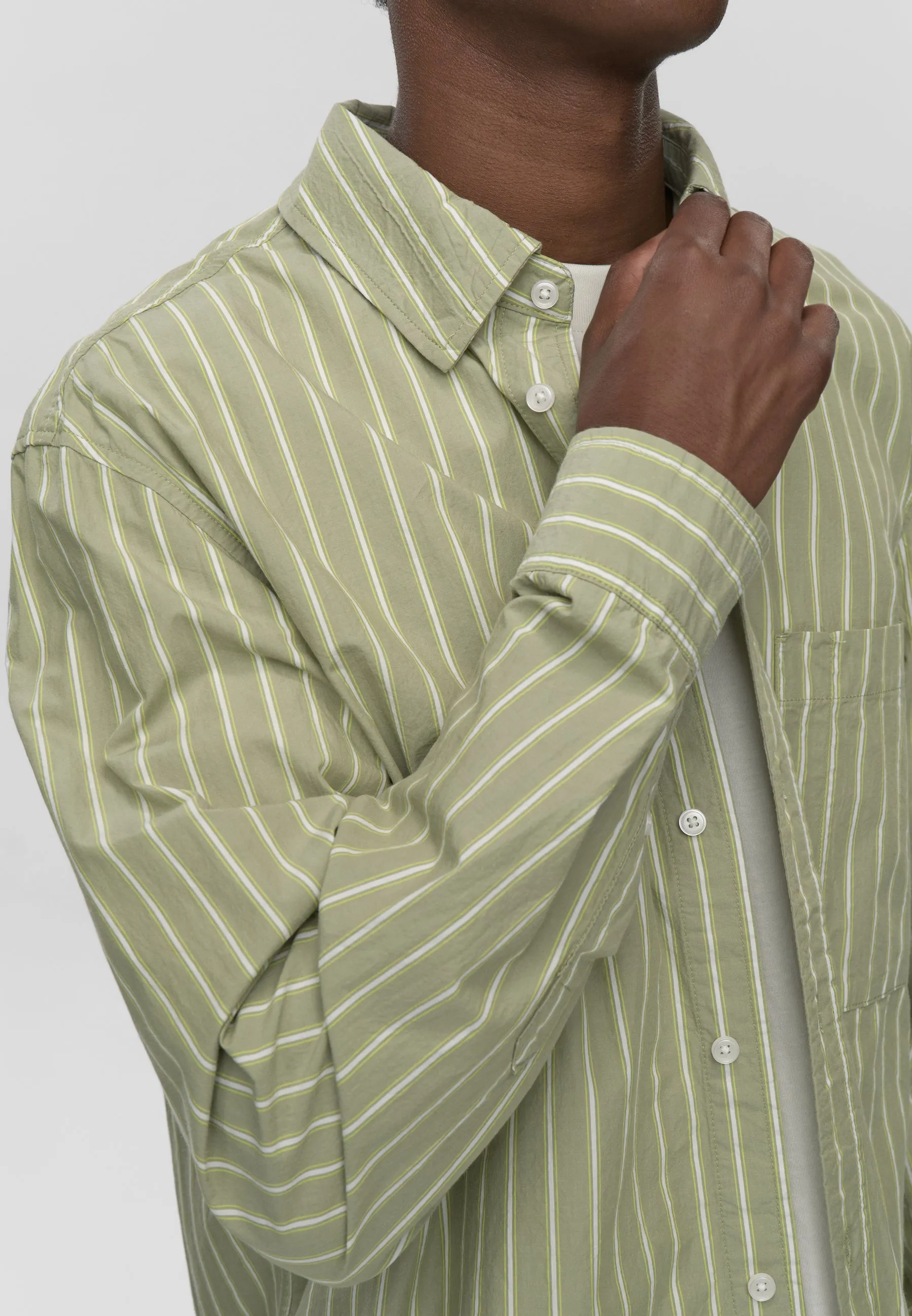 Pedro rlx ls striped shirt 4564 - Desert Sage sold by Minimum product image thumbnail 5