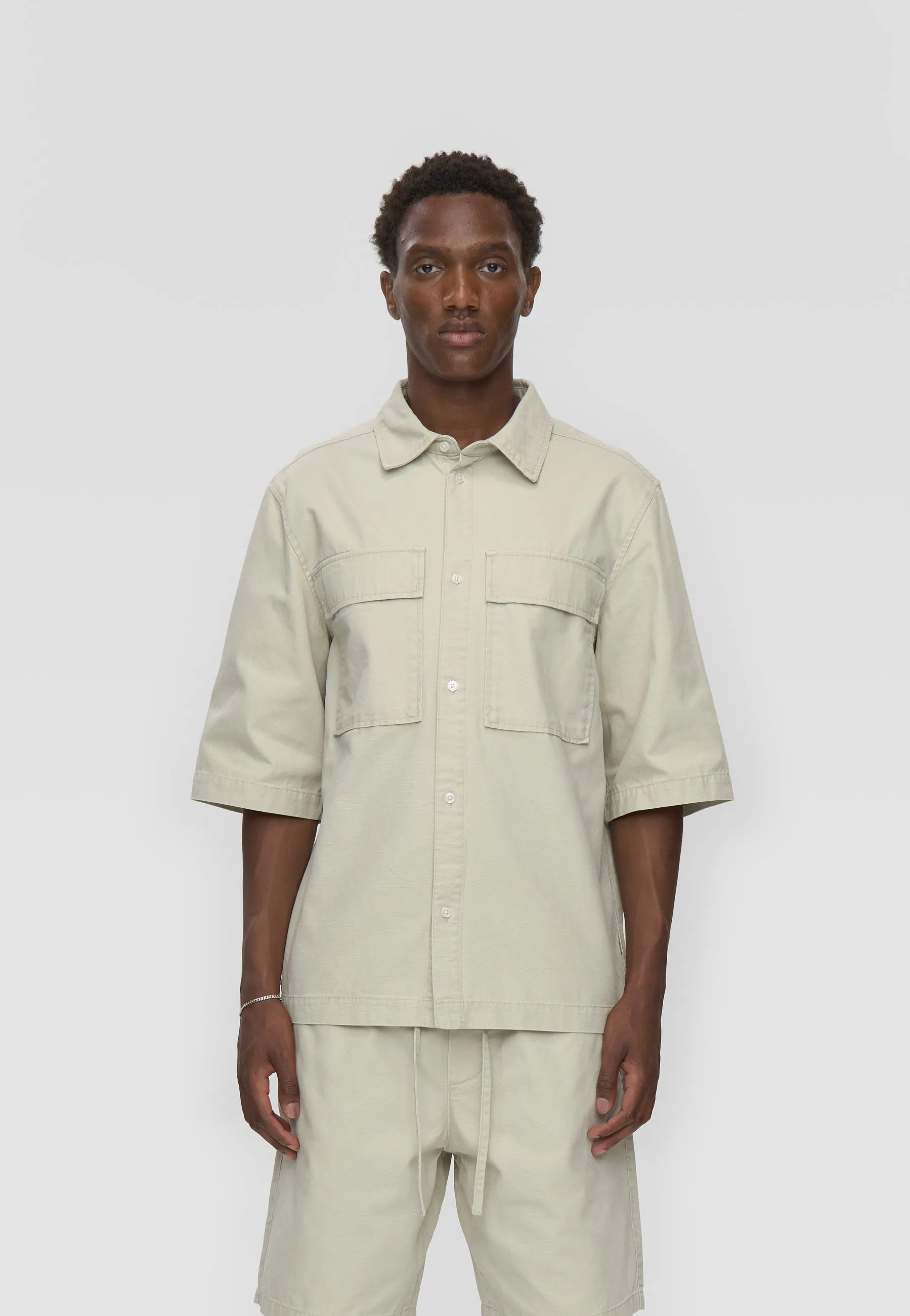 Lando reg ss shirt 4473 - Pelican sold by Minimum product image thumbnail 3