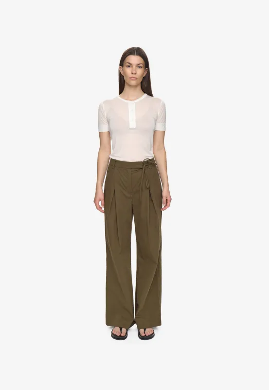 Gunli hw pants 4742 - Stone Gray made by Minimum