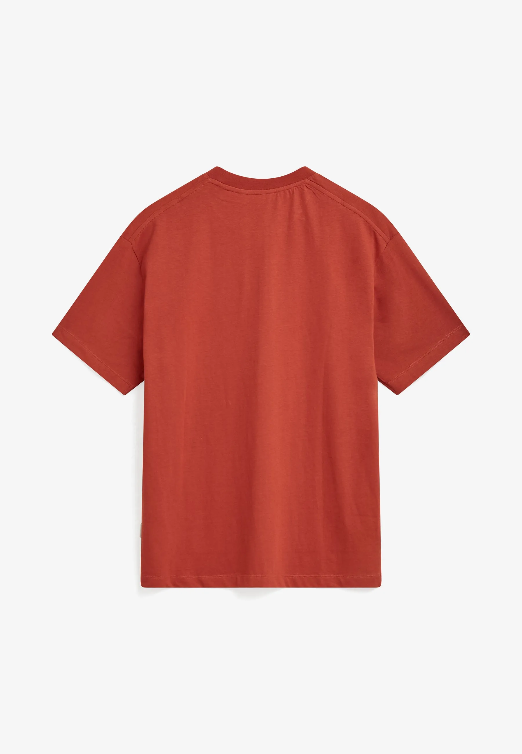 Aarhus short sleeved t-shirt G029 GOTS - Burnt Brick sold by Minimum product image thumbnail 4