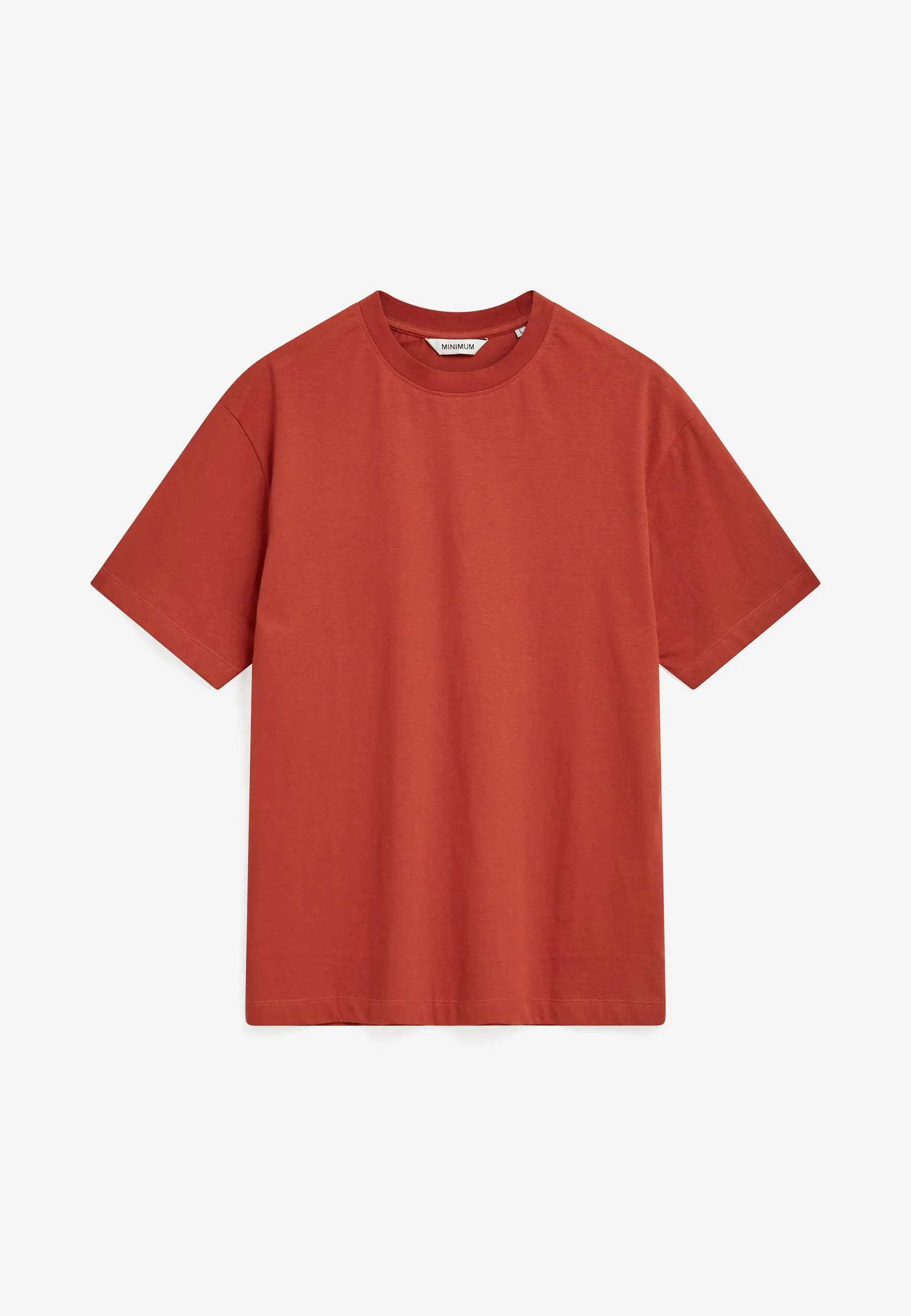 Aarhus short sleeved t-shirt G029 GOTS - Burnt Brick sold by Minimum product image thumbnail 2
