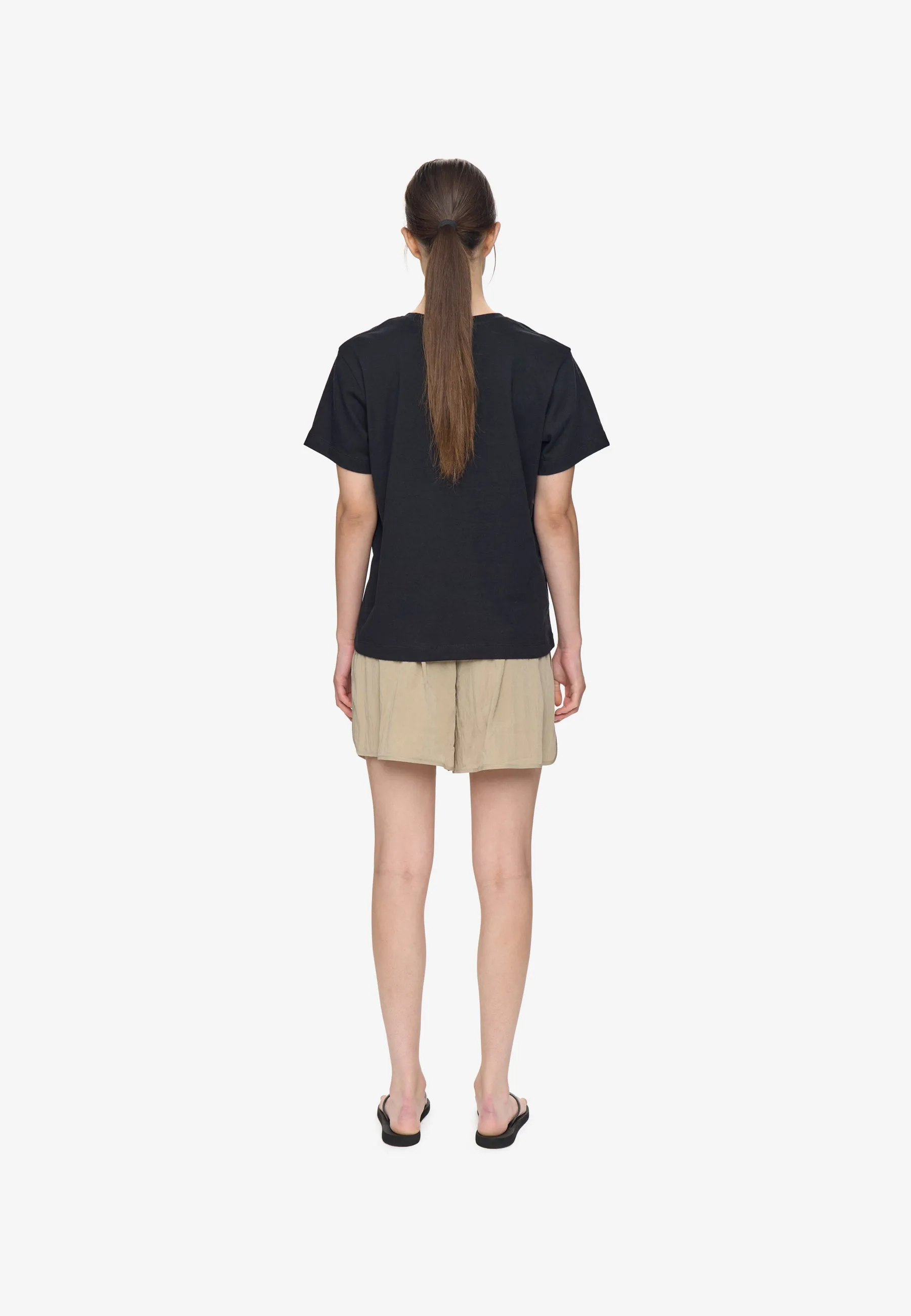 Lilou ss t-shirt G029 GOTS - Black sold by Minimum product image thumbnail 3