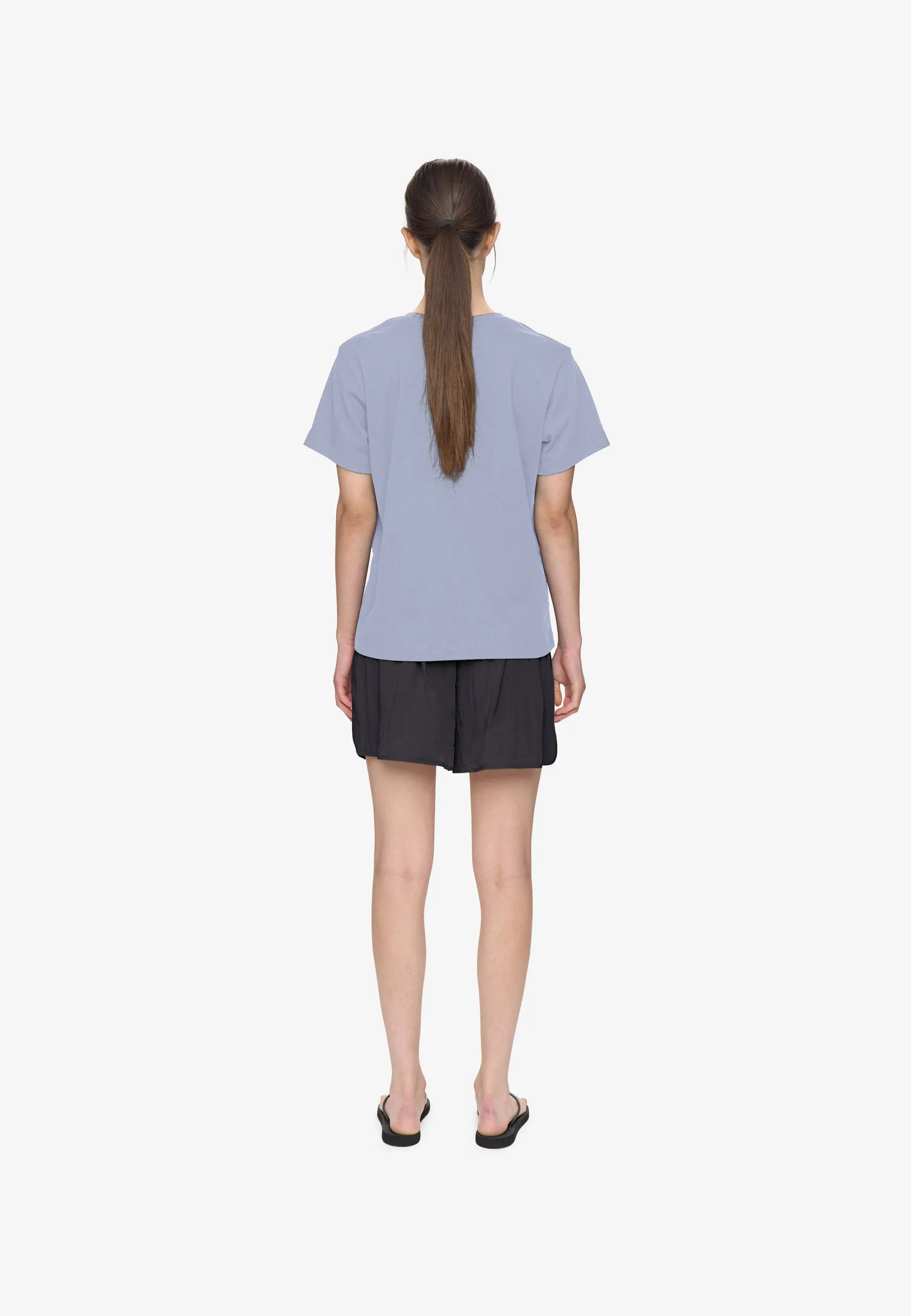 Lilou ss t-shirt G029 GOTS - Xenon Blue sold by Minimum product image thumbnail 3