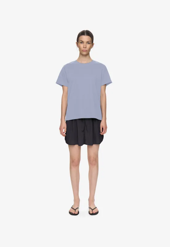 Lilou ss t-shirt G029 GOTS - Xenon Blue made by Minimum