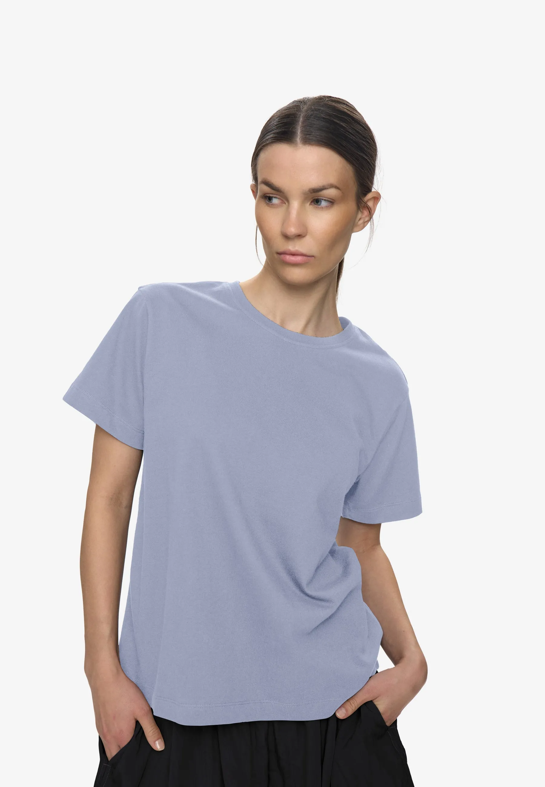 Lilou ss t-shirt G029 GOTS - Xenon Blue sold by Minimum product image thumbnail 5