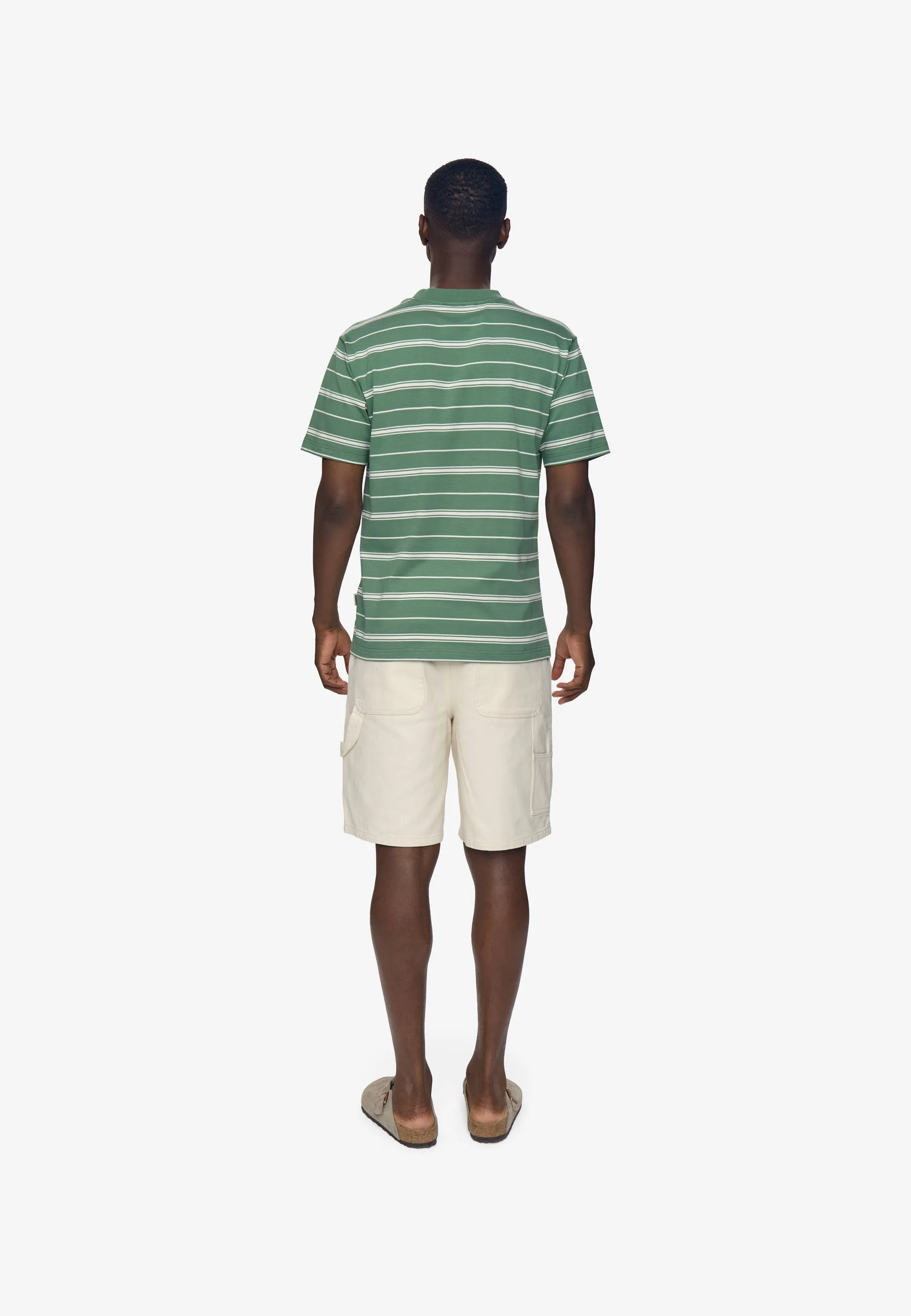 Aarhus reg ss striped tee G4710 - Dark ivy sold by Minimum product image thumbnail 3