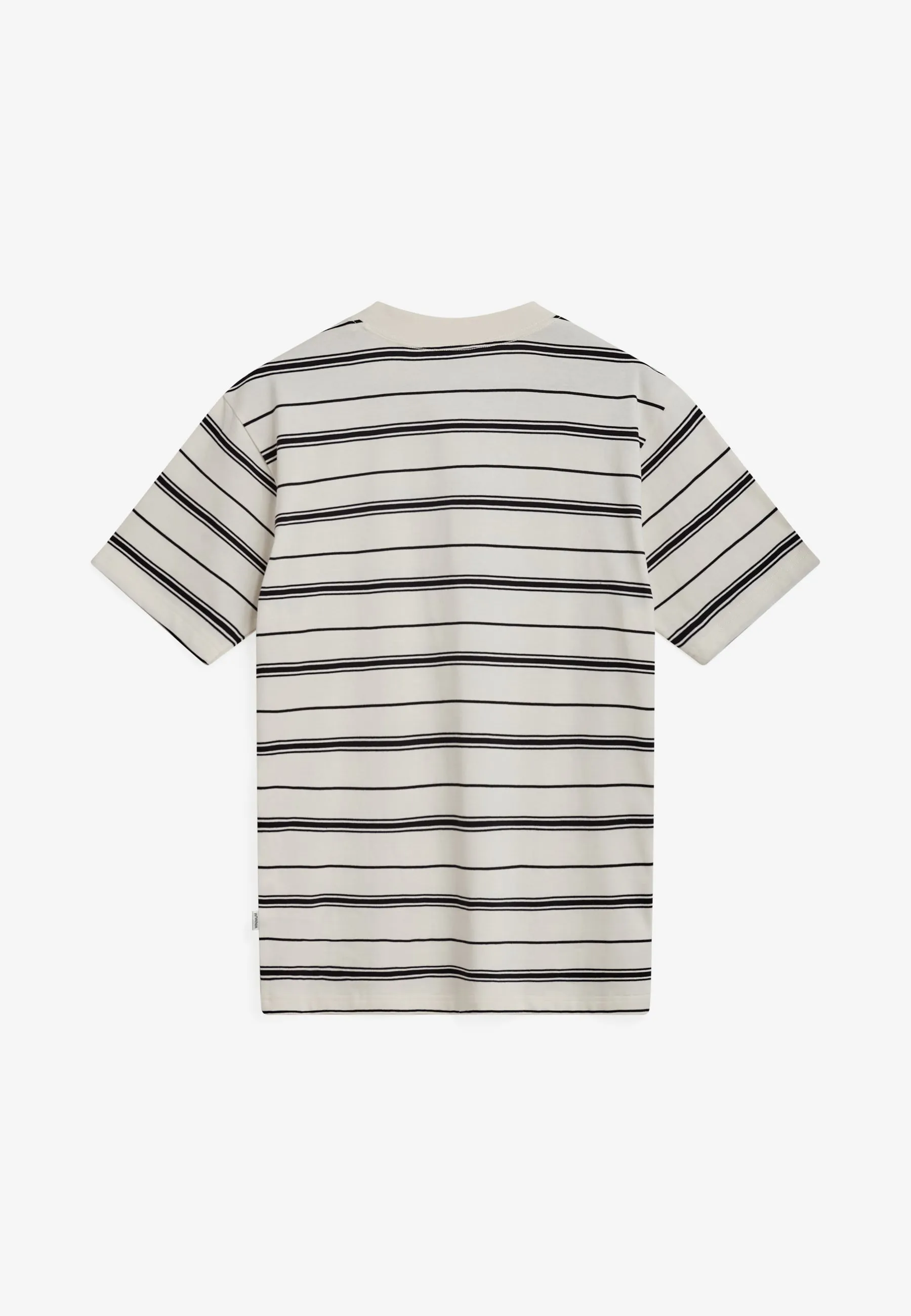 Aarhus reg ss striped tee G4710 - Coco Milk sold by Minimum product image thumbnail 4