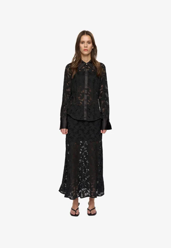 Gry ls shirt 4760 - Black made by Minimum