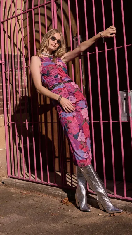 Lexie Mesh Midi Dress made by MINKPINK