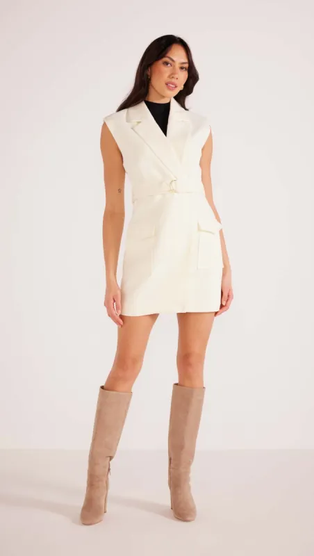 Ezra Sleeveless Blazer Dress - Final Sale made by MINKPINK