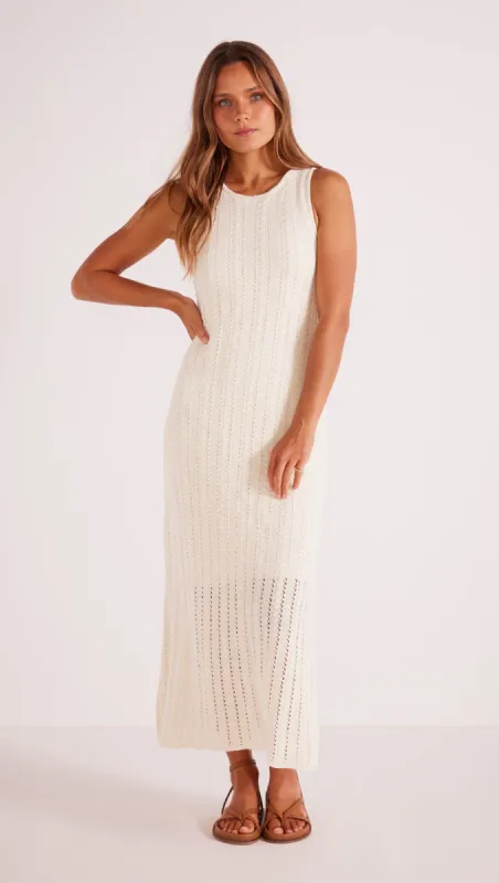 Tinsley Crochet Knit Midi Dress sold by MINKPINK