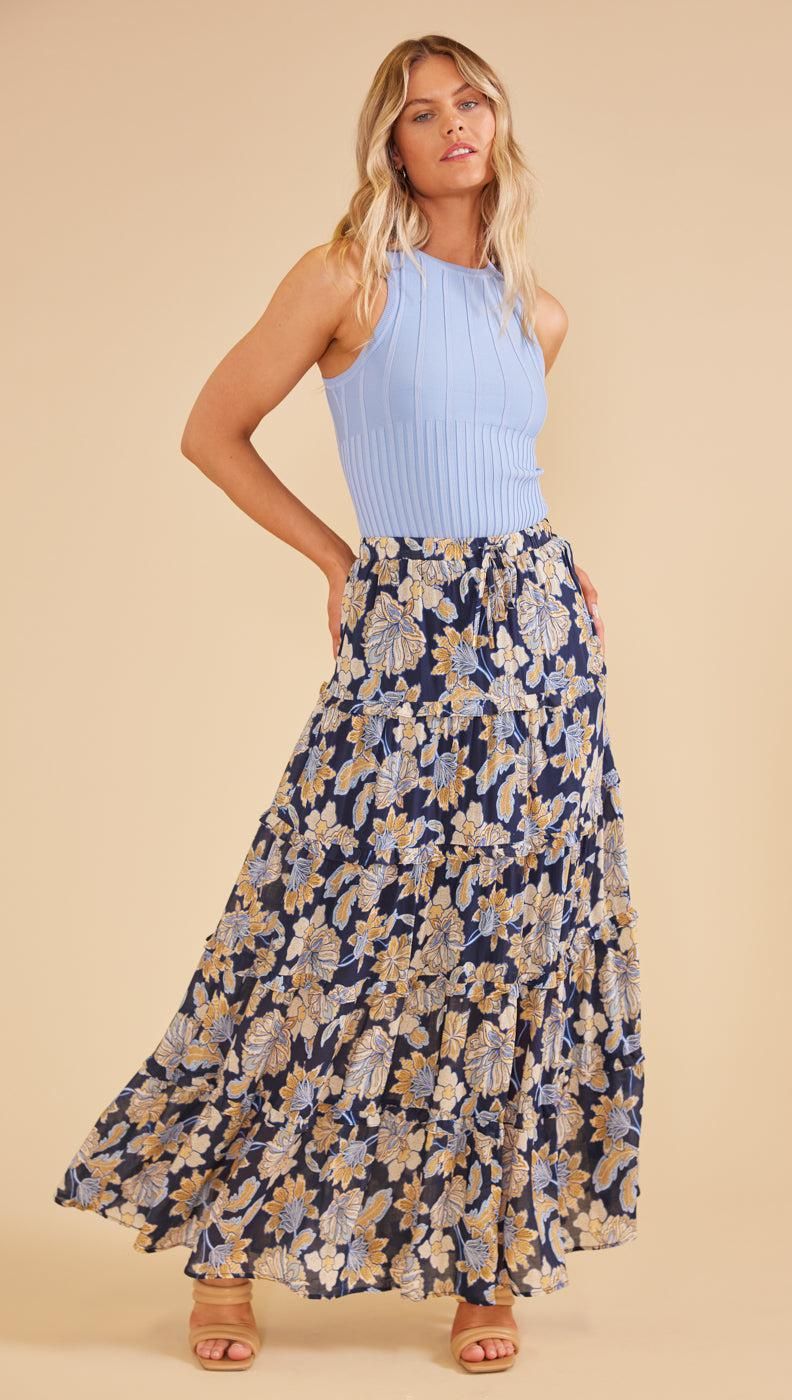 Evie Knit Tank Blue sold by MINKPINK product image thumbnail 2