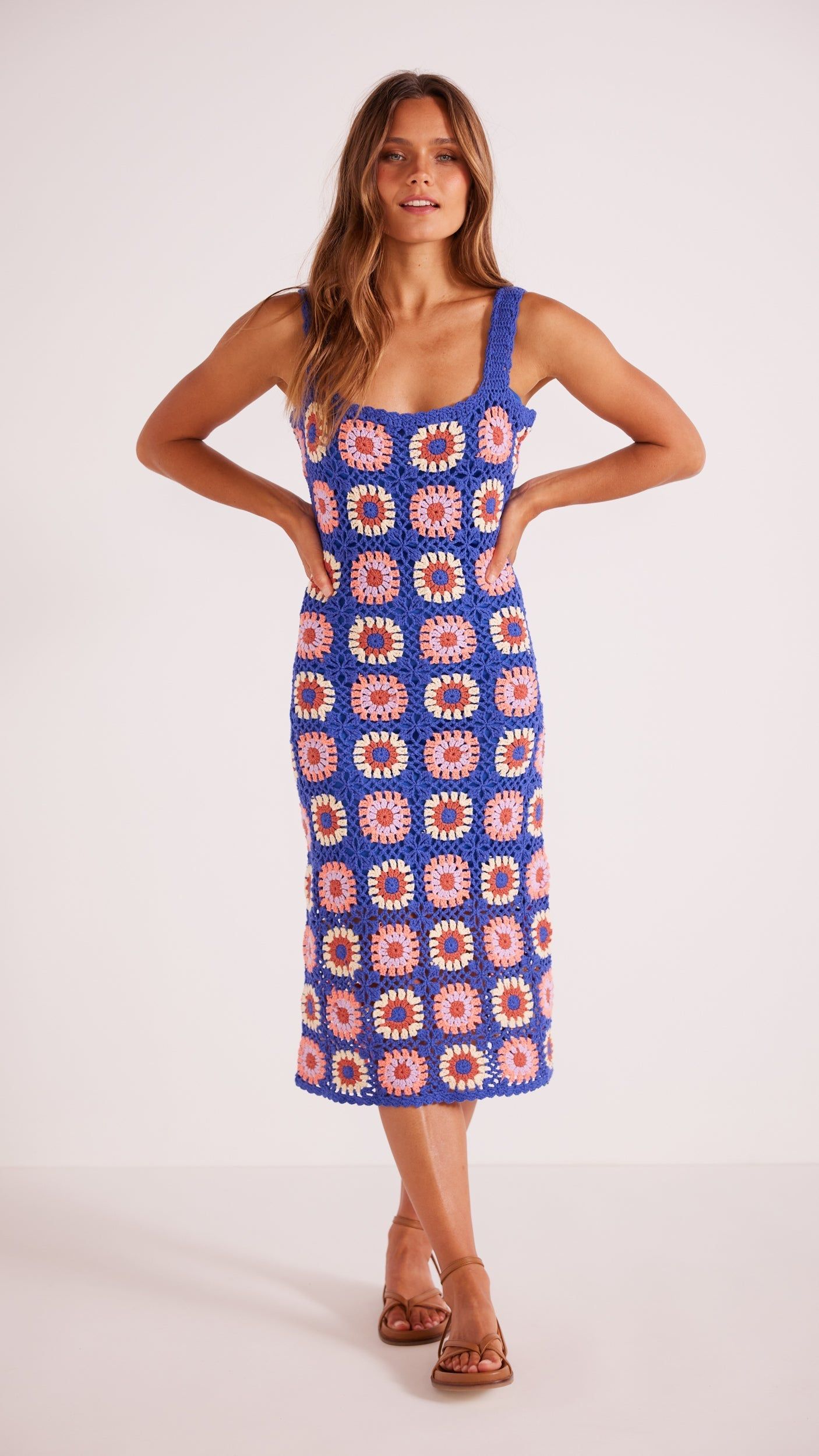 Betsy Crochet Midi Dress sold by MINKPINK