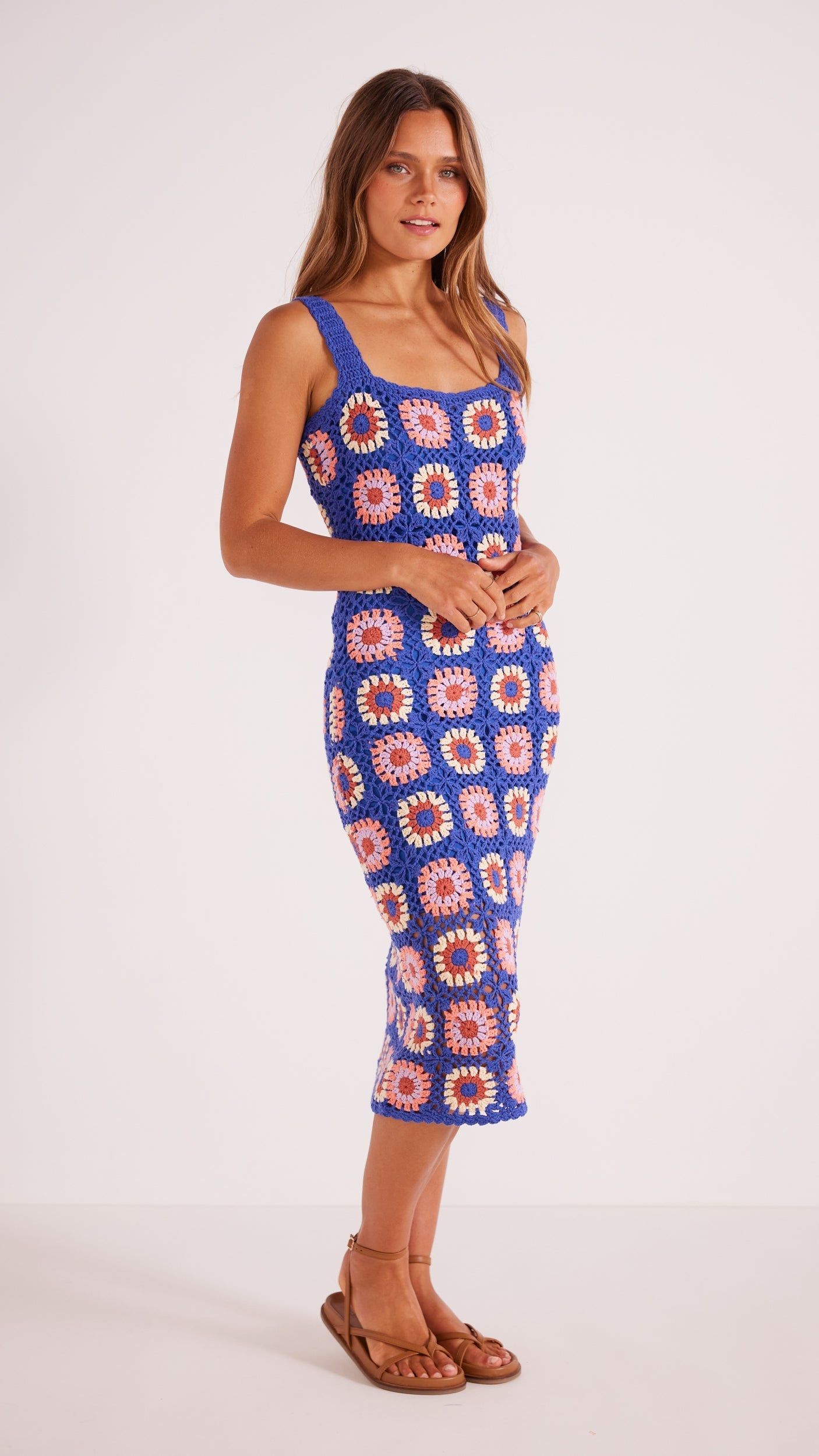 Betsy Crochet Midi Dress sold by MINKPINK product image thumbnail 3