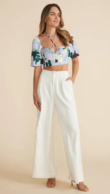 Kendal Tie Back Crop Top sold by MINKPINK