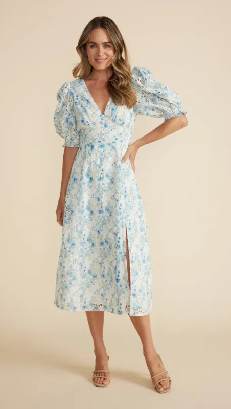 Zephyr Open Tie Back Midi Dress sold by MINKPINK