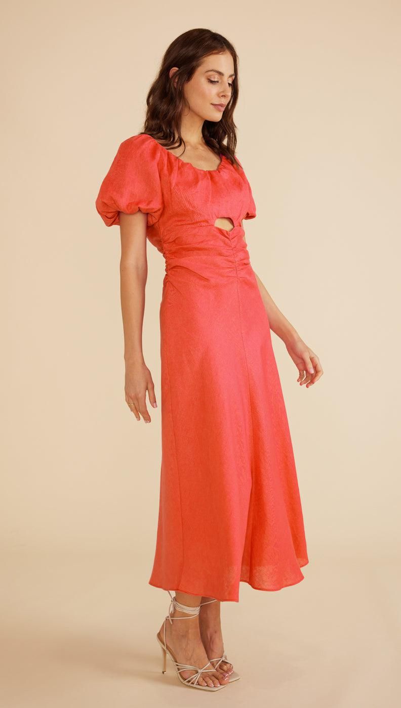 SAMARA MIDI DRESS WATERMELON sold by MINKPINK product image thumbnail 3