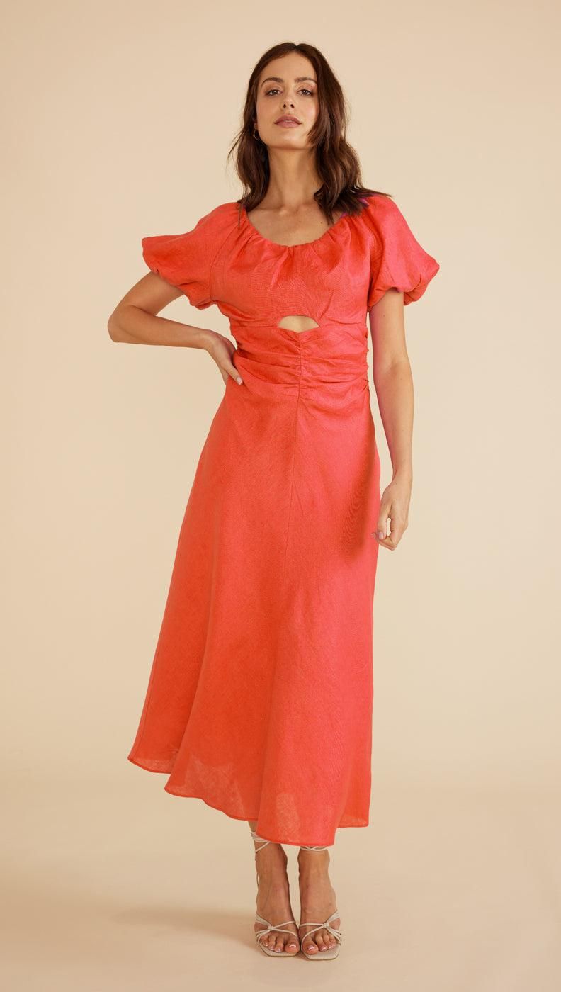 SAMARA MIDI DRESS WATERMELON sold by MINKPINK product image thumbnail 2