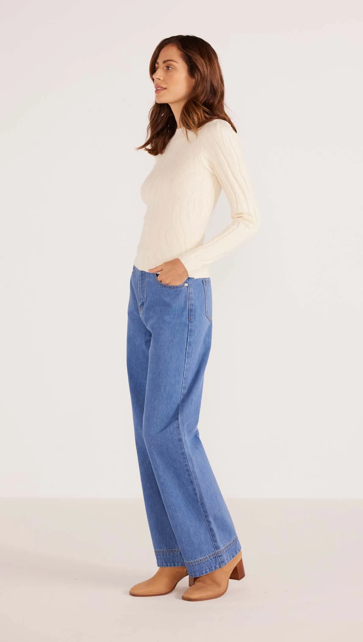 Hazel Textured Knit Top - Final Sale sold by MINKPINK product image thumbnail 3