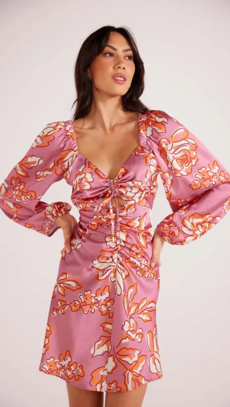 Mandevilla Ruched Mini Dress - Final Sale sold by MINKPINK