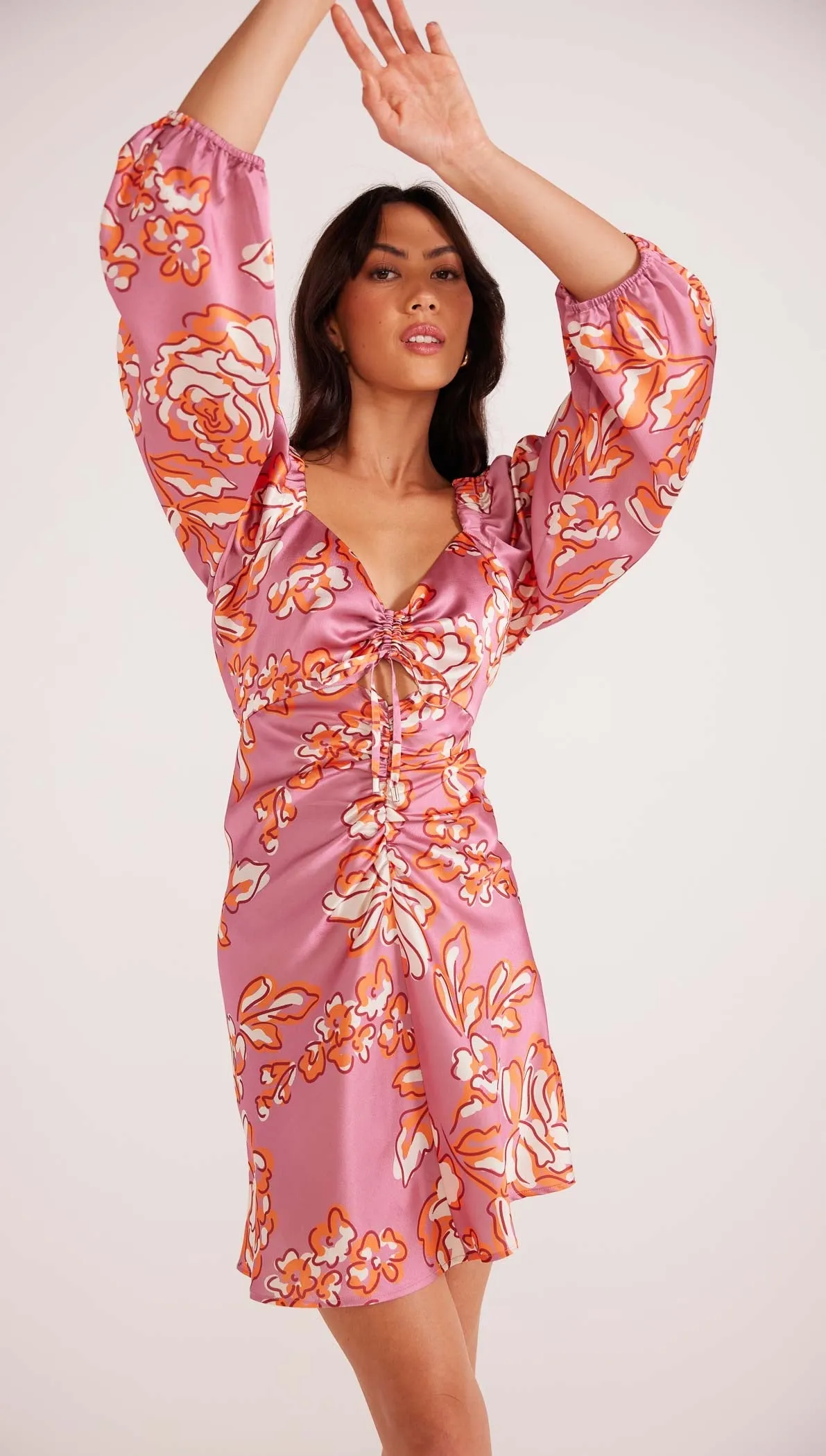 Mandevilla Ruched Mini Dress - Final Sale sold by MINKPINK product image thumbnail 3