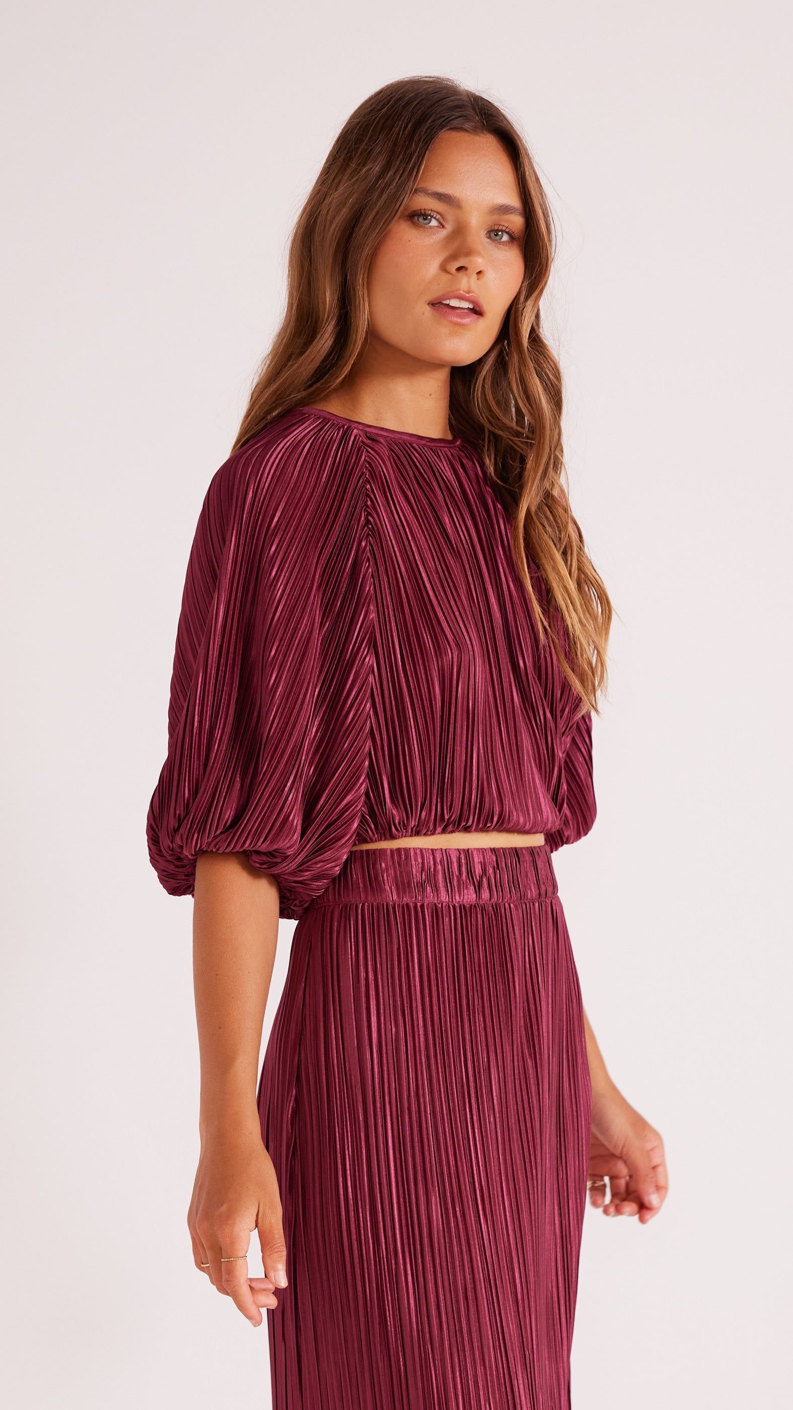 Tilla Plisse Crop Top sold by MINKPINK product image thumbnail 3