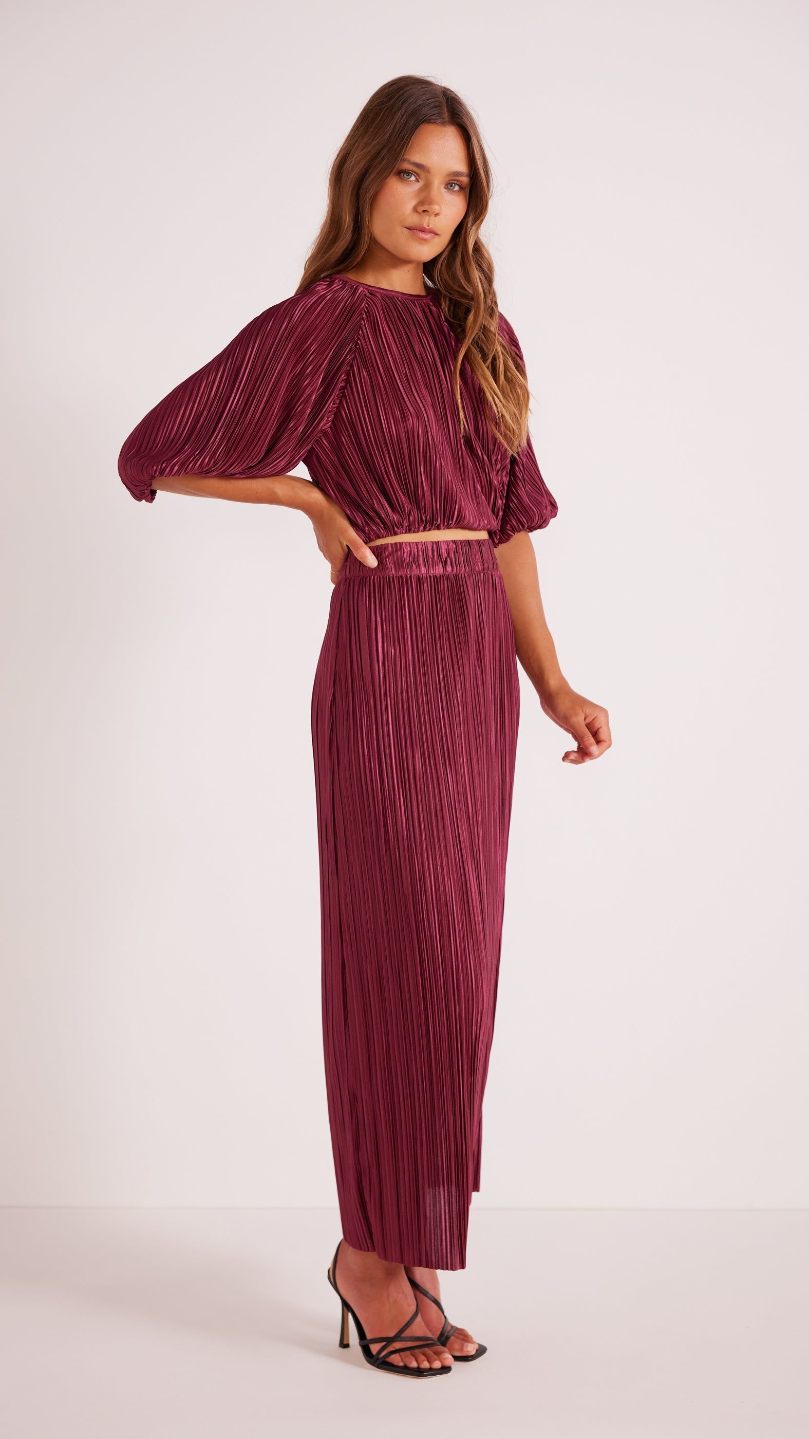 Tilla Plisse Crop Top sold by MINKPINK product image thumbnail 4