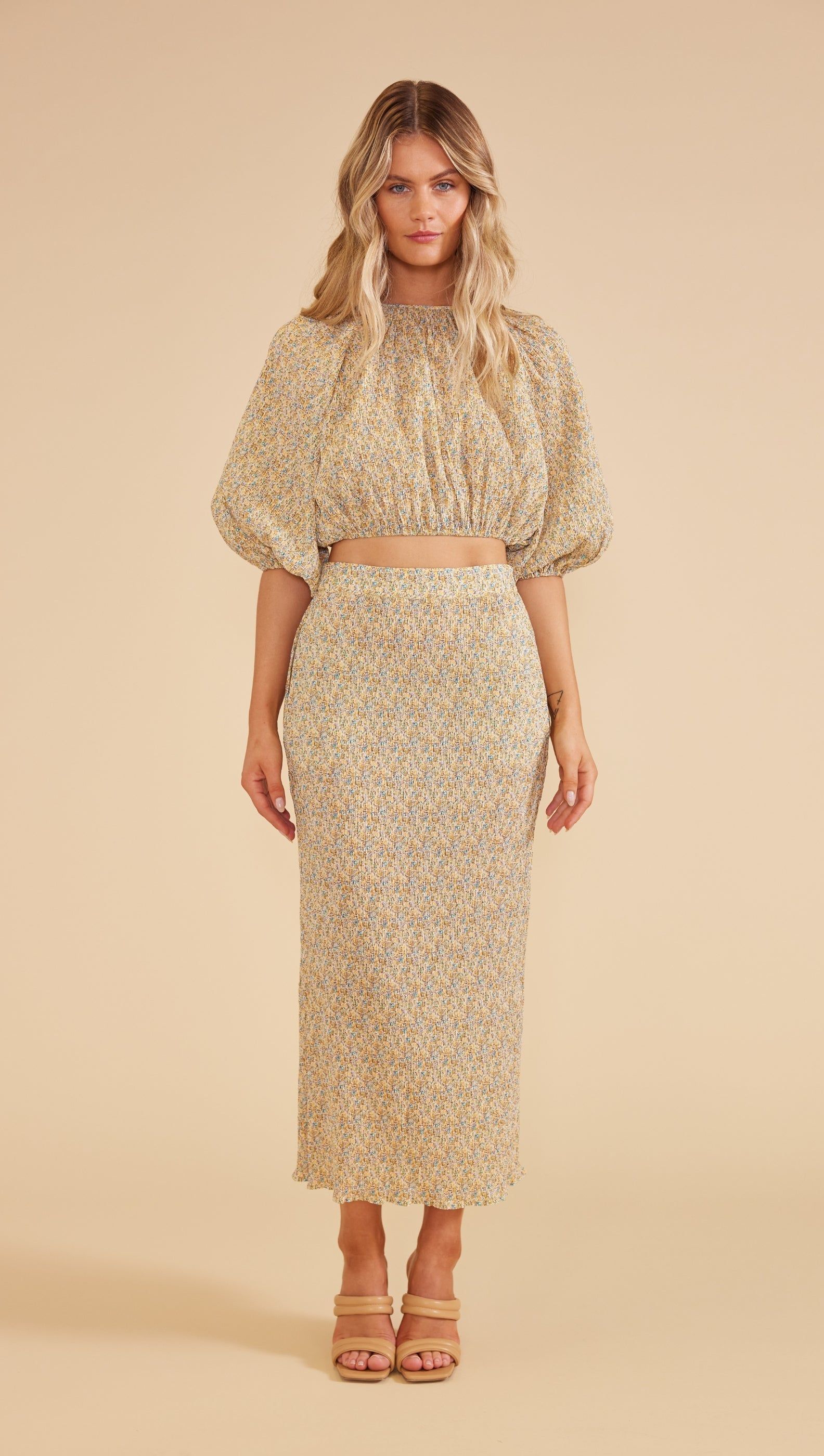 Melody Midi Skirt sold by MINKPINK