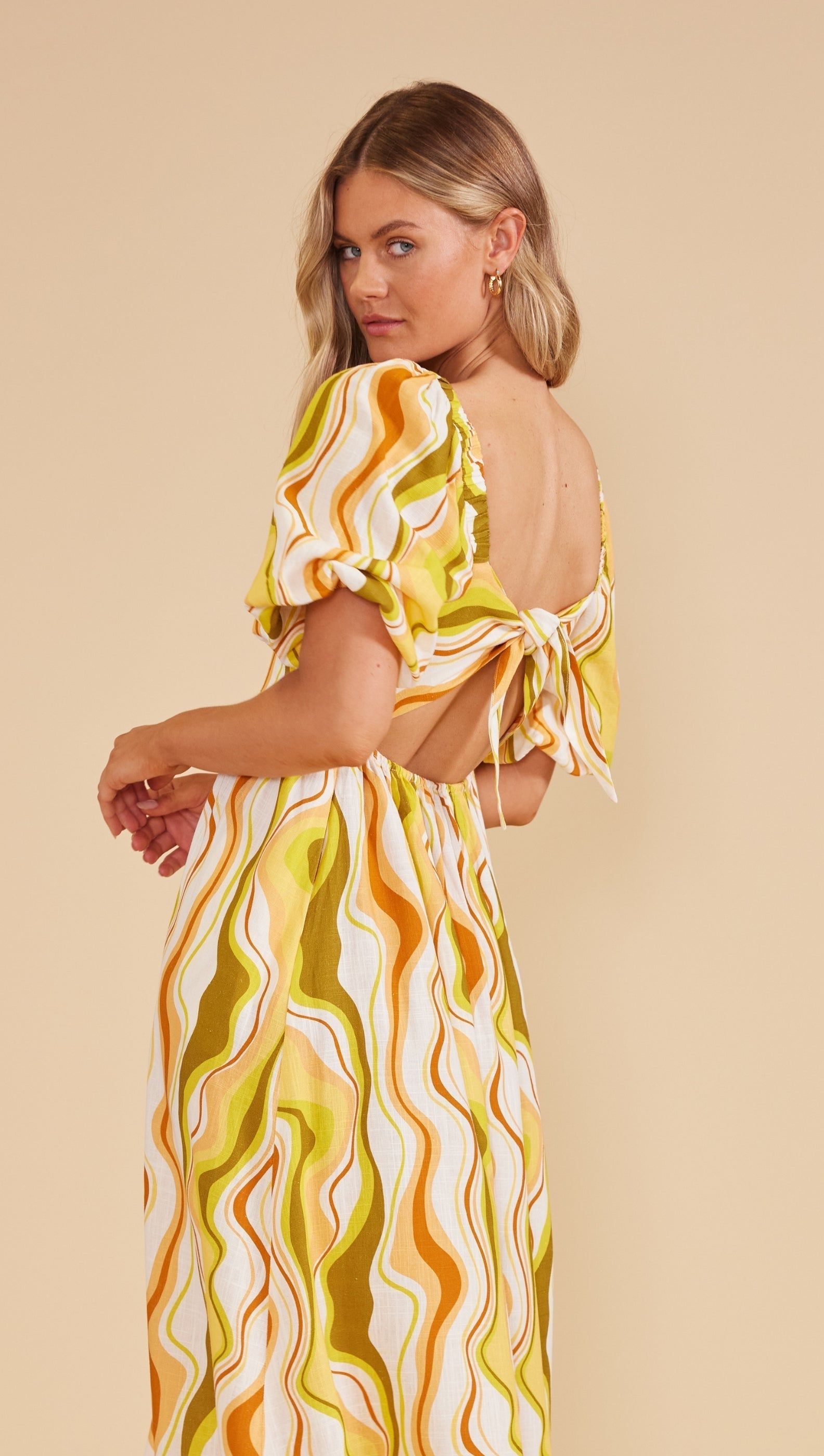 Ziggy Tie Back Midi Dress sold by MINKPINK product image thumbnail 2