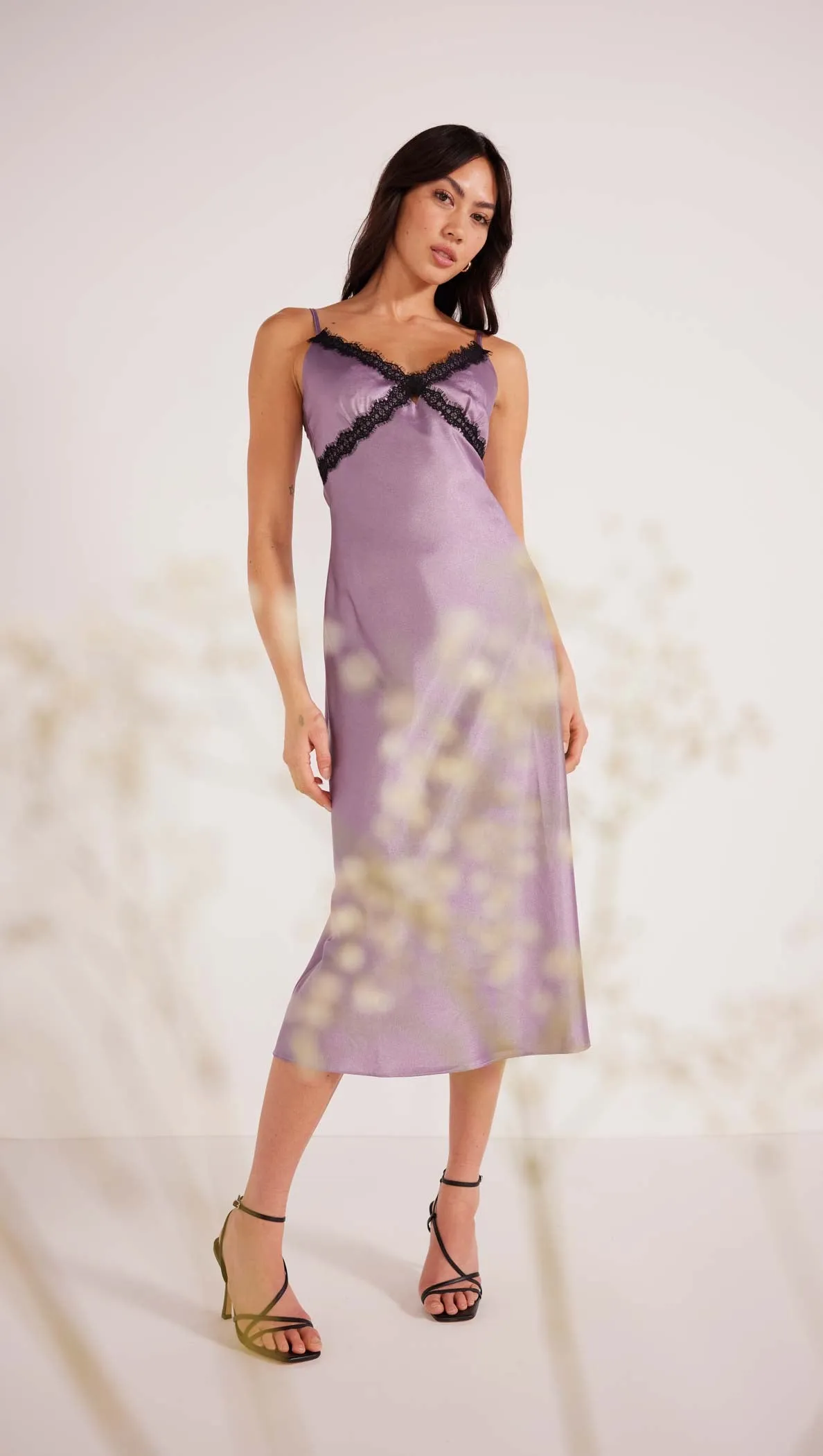 Lillian Lace Trim Midi Dress - Final Sale sold by MINKPINK