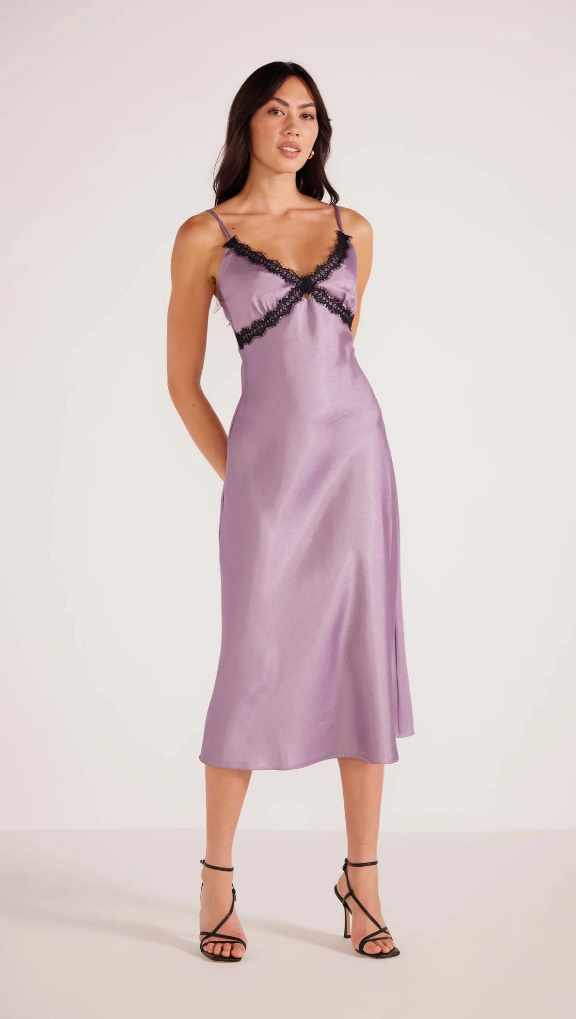 Lillian Lace Trim Midi Dress - Final Sale sold by MINKPINK product image thumbnail 3