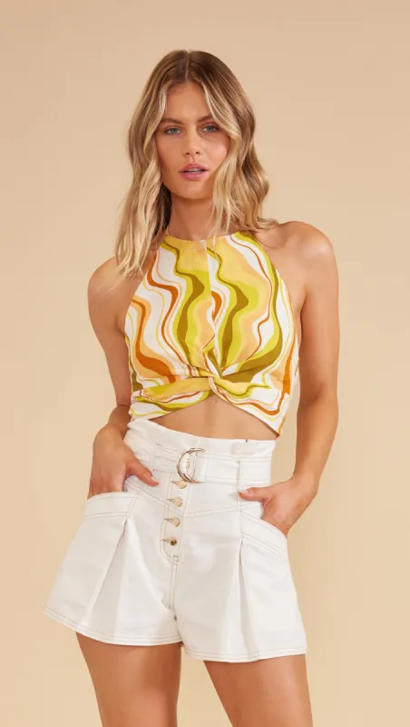 Ziggy Halter Crop Top sold by MINKPINK