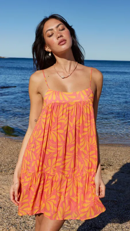 Pomelia Tiered Mini Dress made by MINKPINK