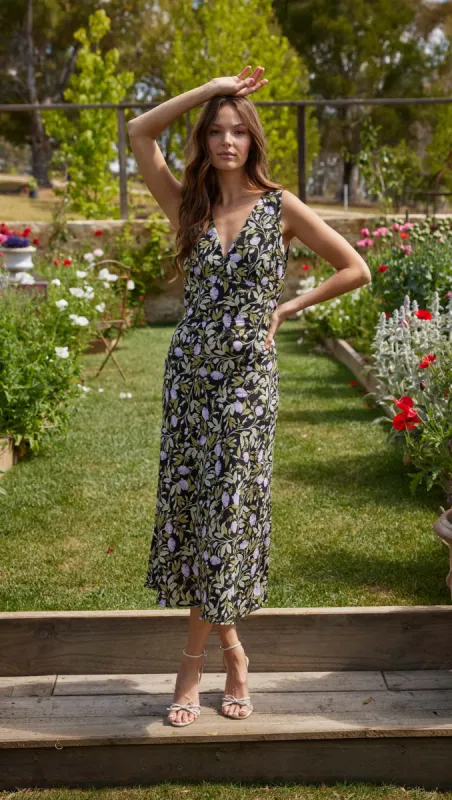 Nocturne Bias Slip Midi Dress sold by MINKPINK