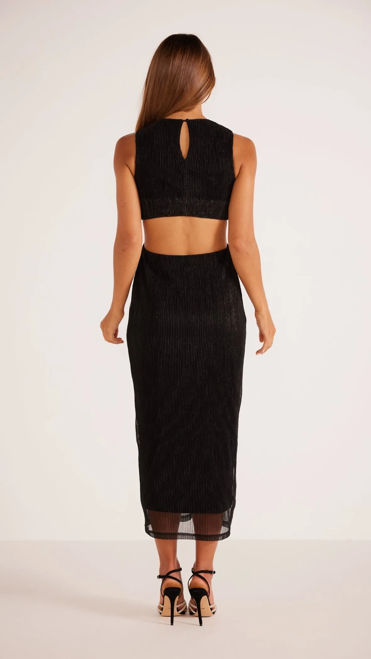 Astrid Cut Out Midi Dress Black sold by MINKPINK product image thumbnail 4