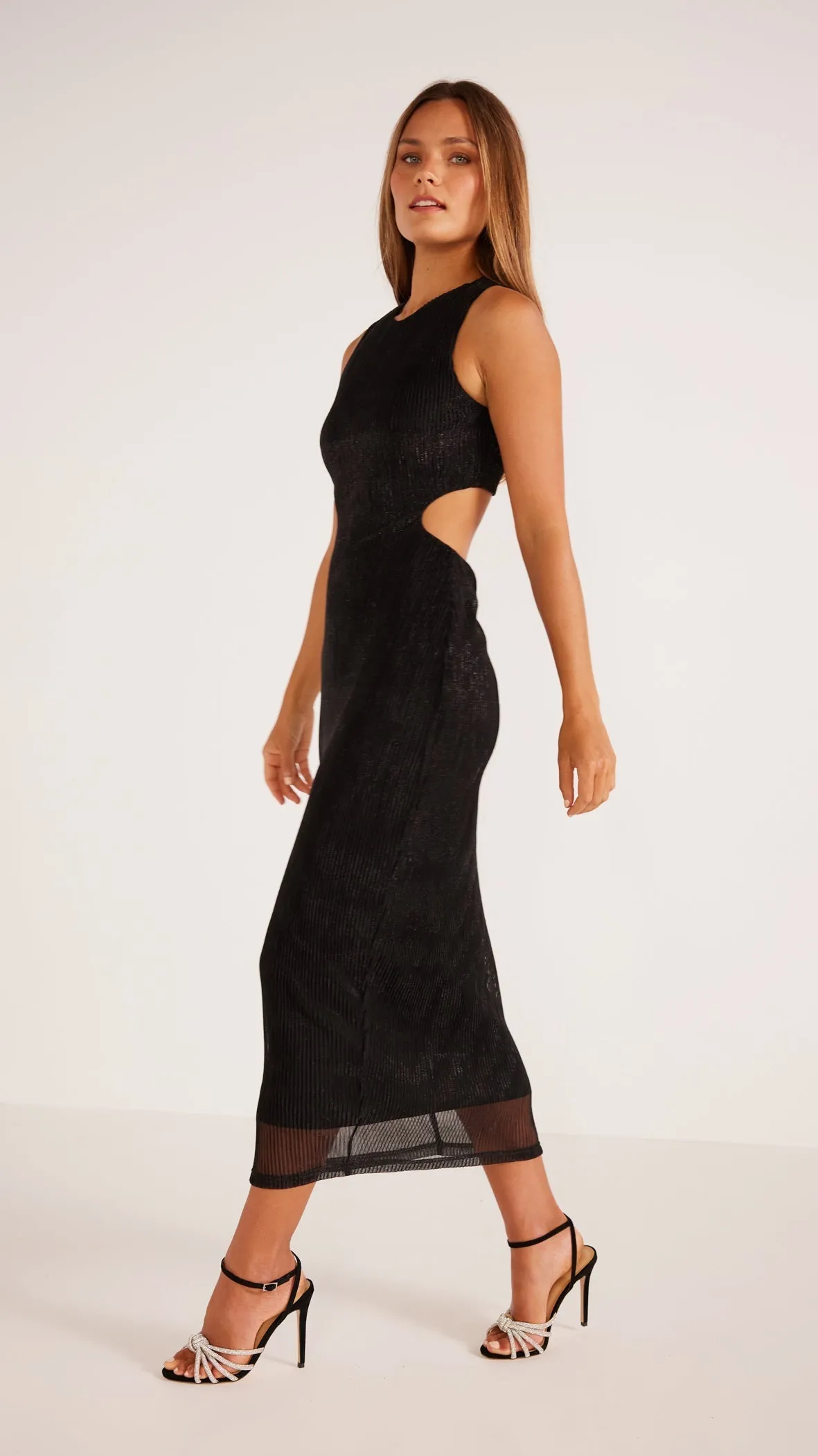 Astrid Cut Out Midi Dress Black sold by MINKPINK product image thumbnail 2