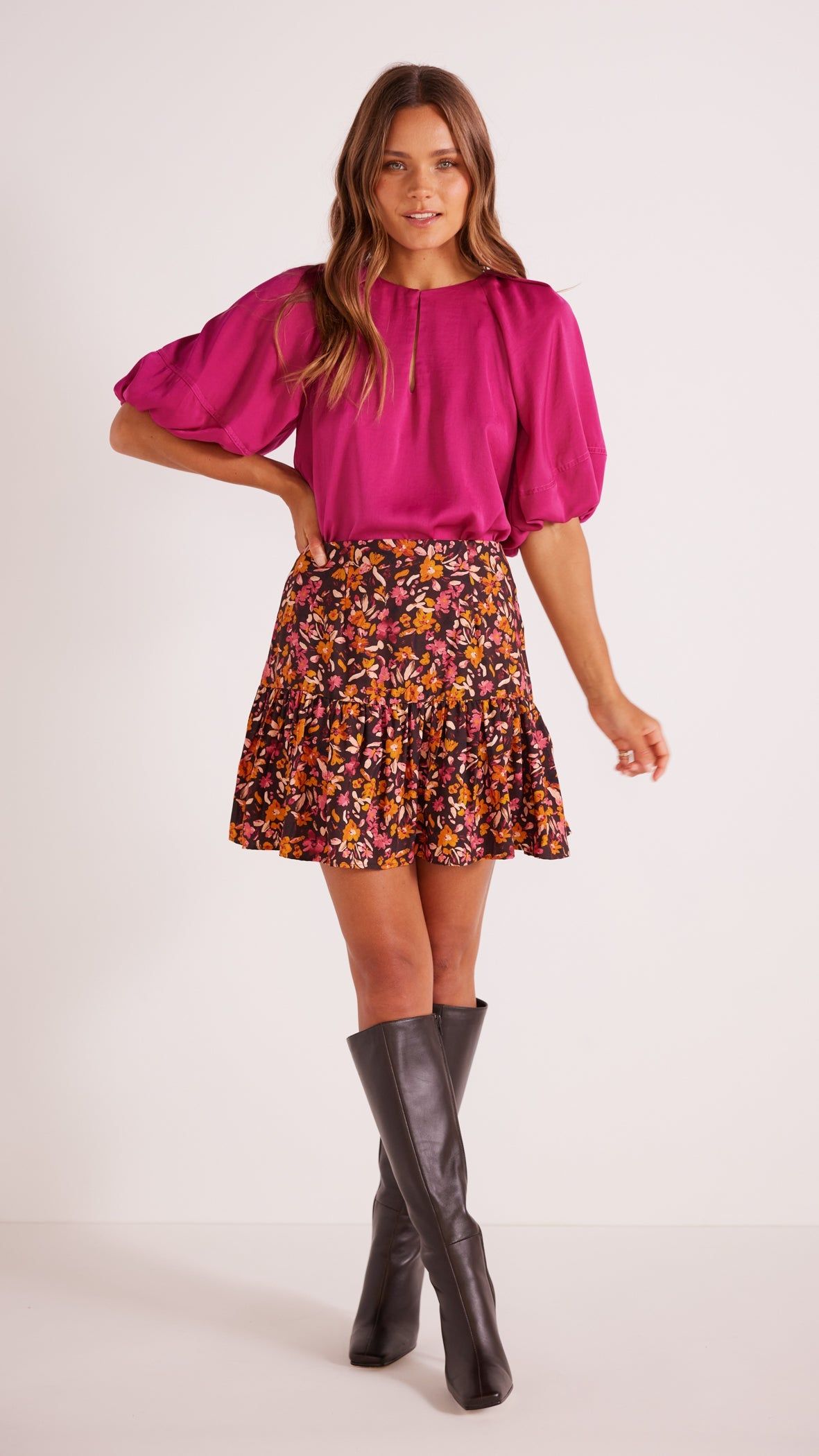 Sorrento Mini Skirt sold by MINKPINK