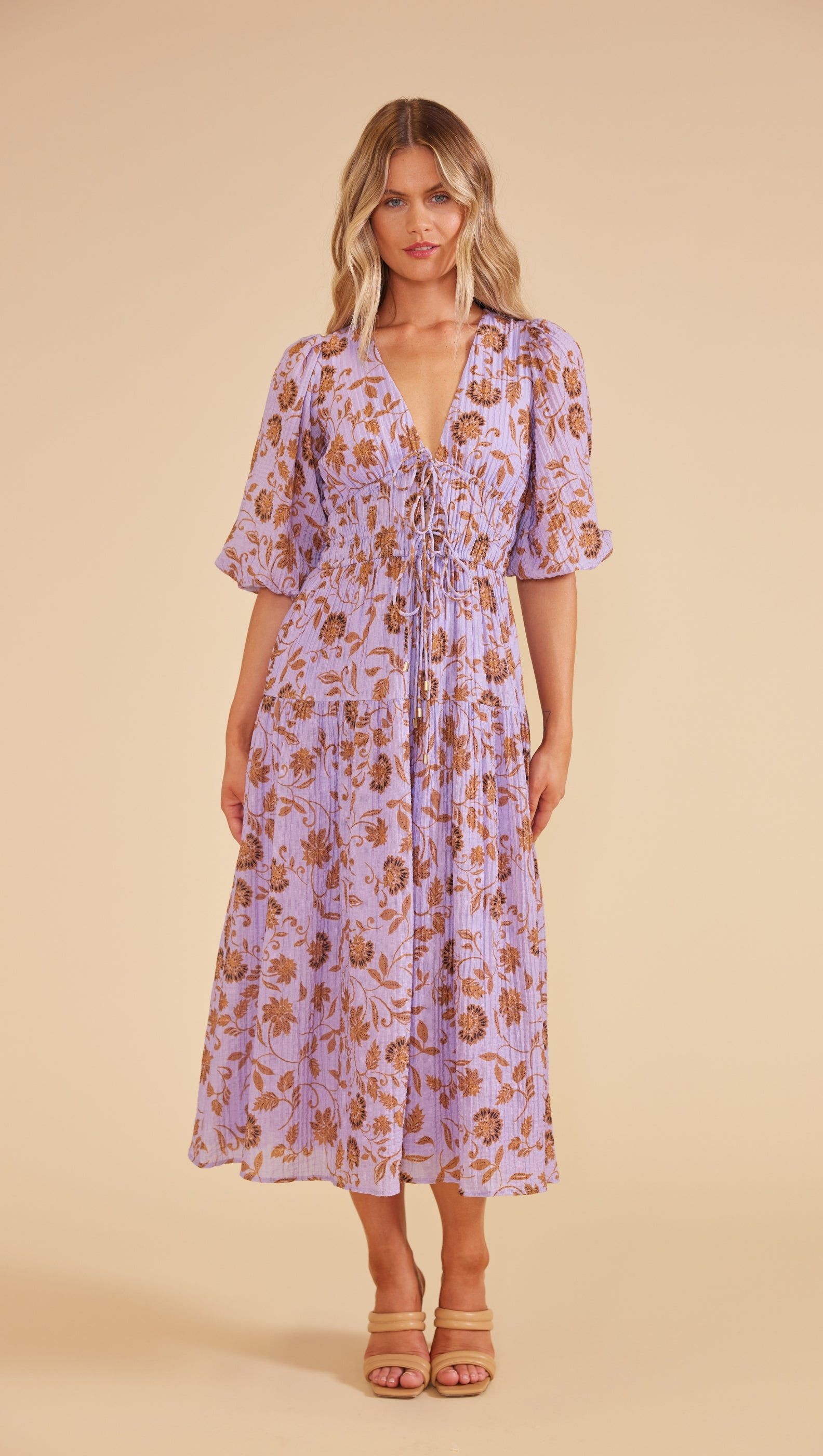 LUNA MIDI DRESS sold by MINKPINK