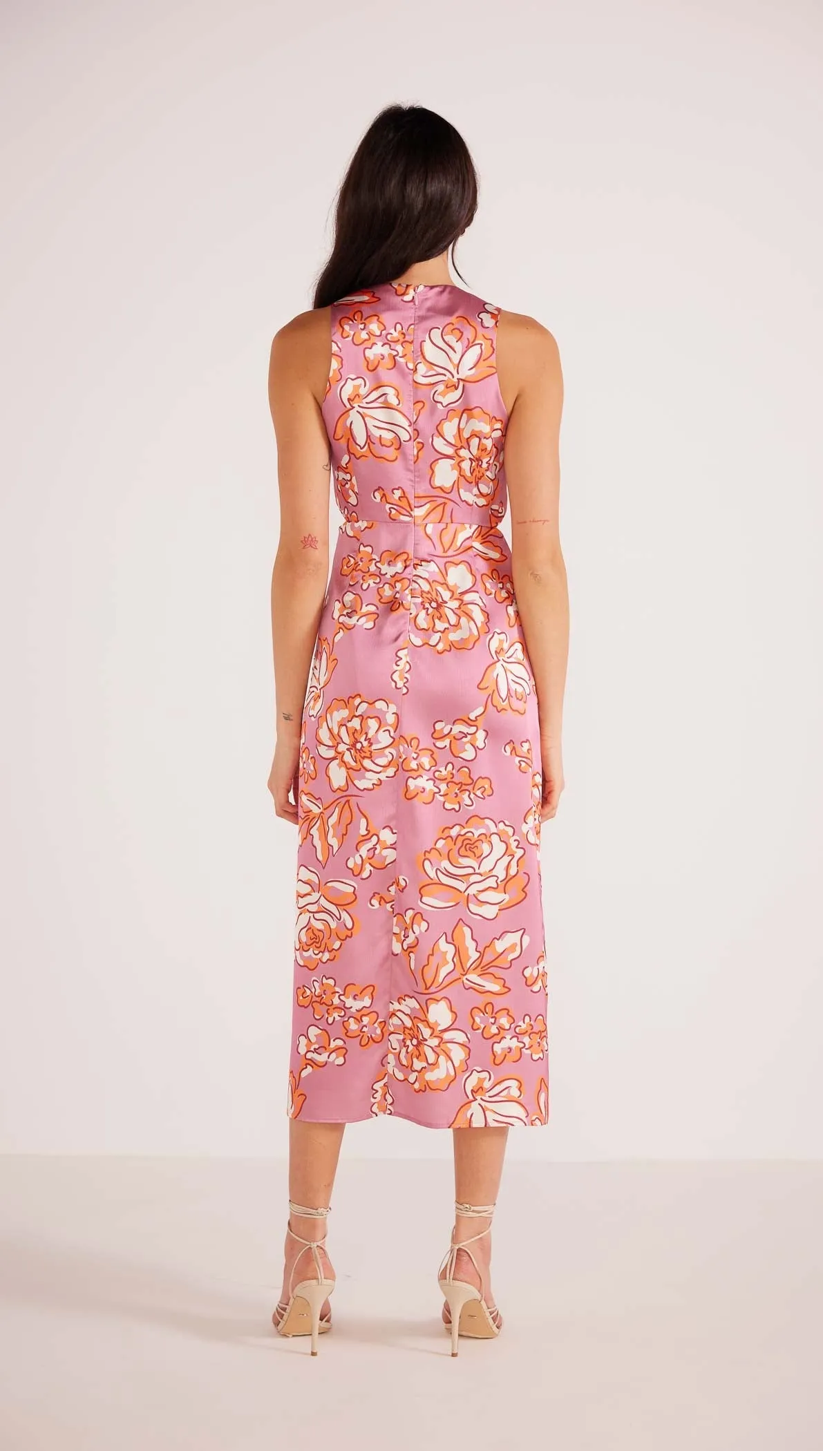 Mandevilla Tie Midi Dress sold by MINKPINK product image thumbnail 4