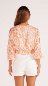 Malia Wrap Blouse sold by MINKPINK